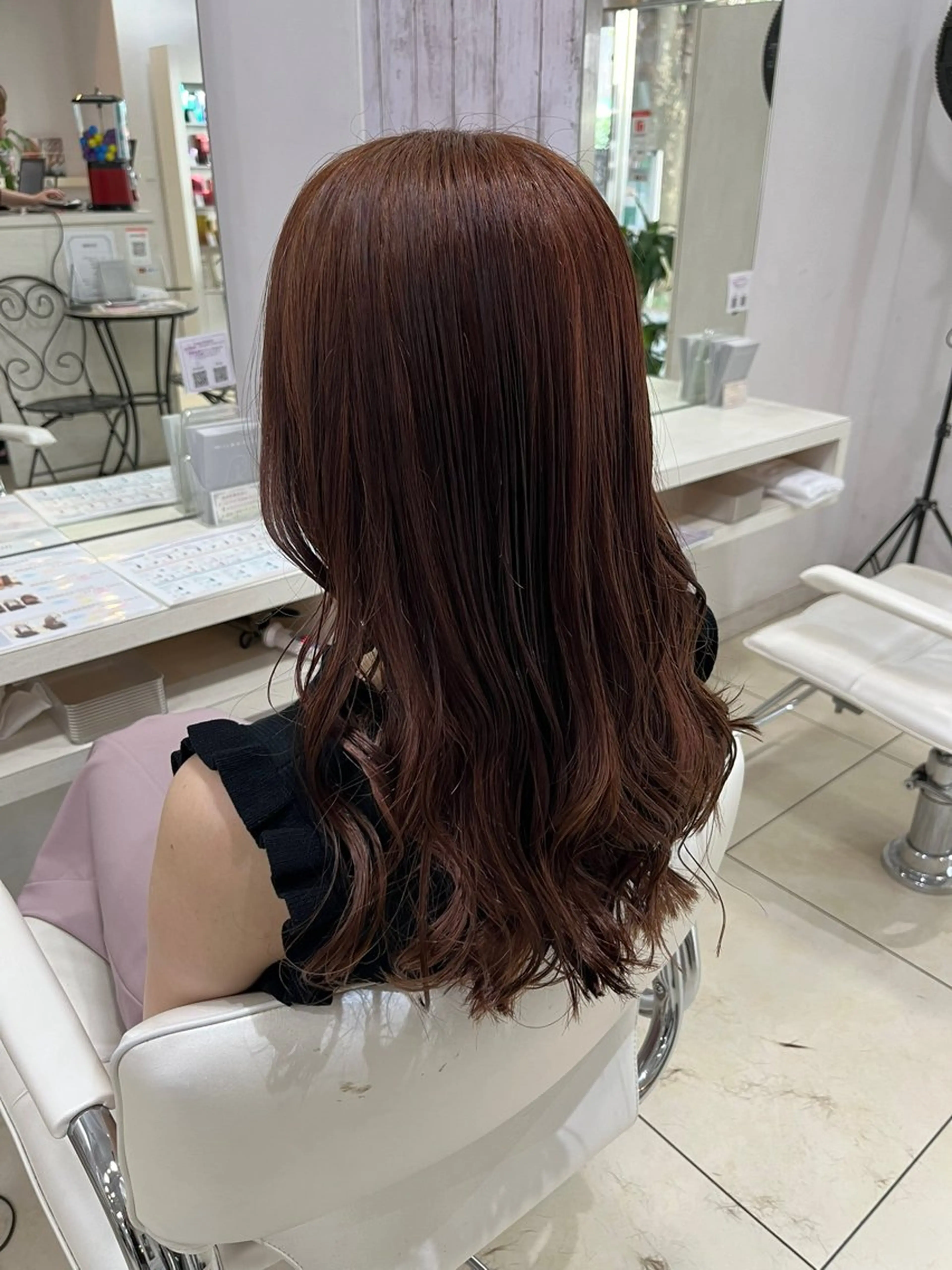 ロング カラー ラベンダーカラー ラベンダーピンク ピンクカラー ヘアカラー 🤎ベージュカラー/ 髪質改善/山岸🤎のヘアスタイル