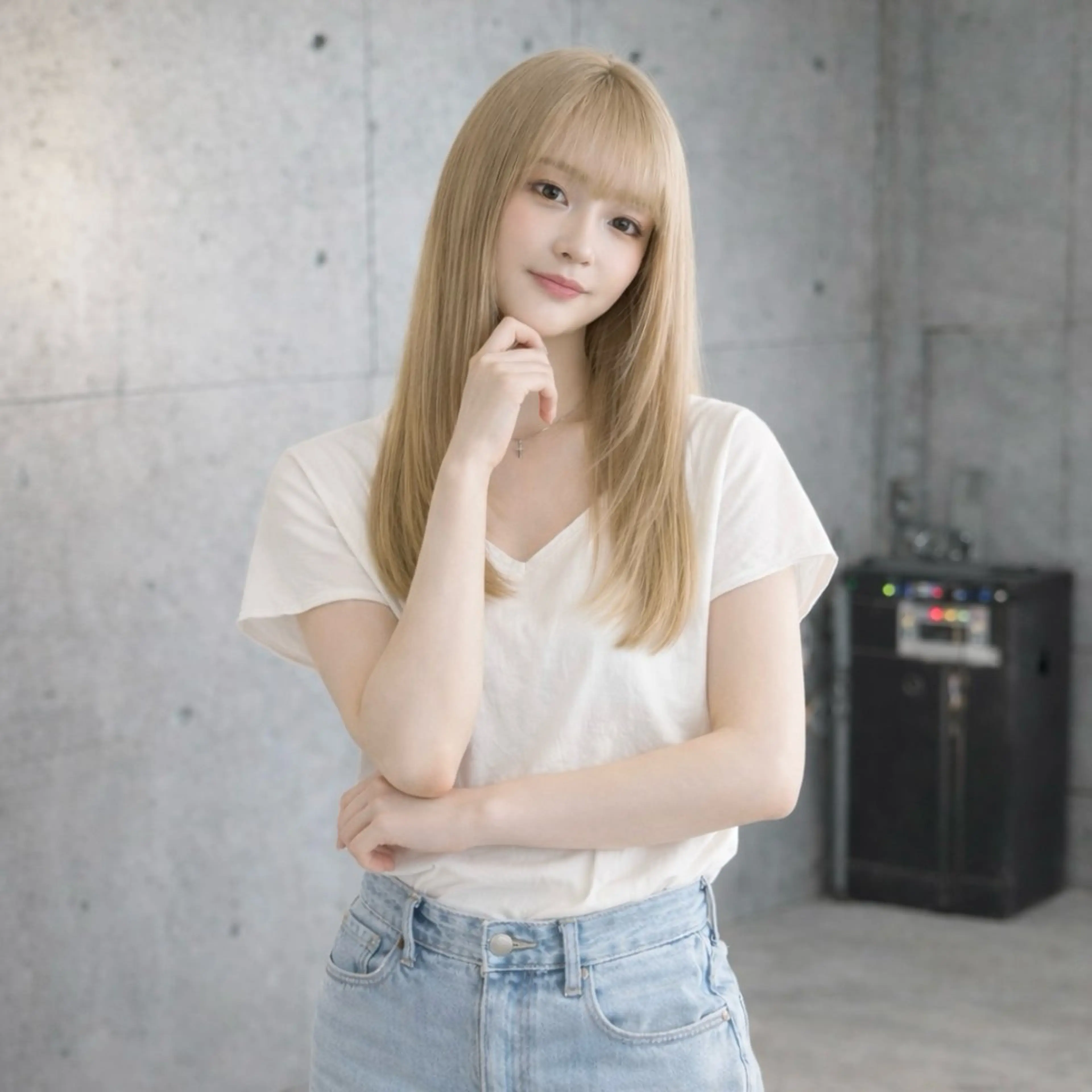 ケアブリーチ+カラー+N.4stepトリートメントの写真