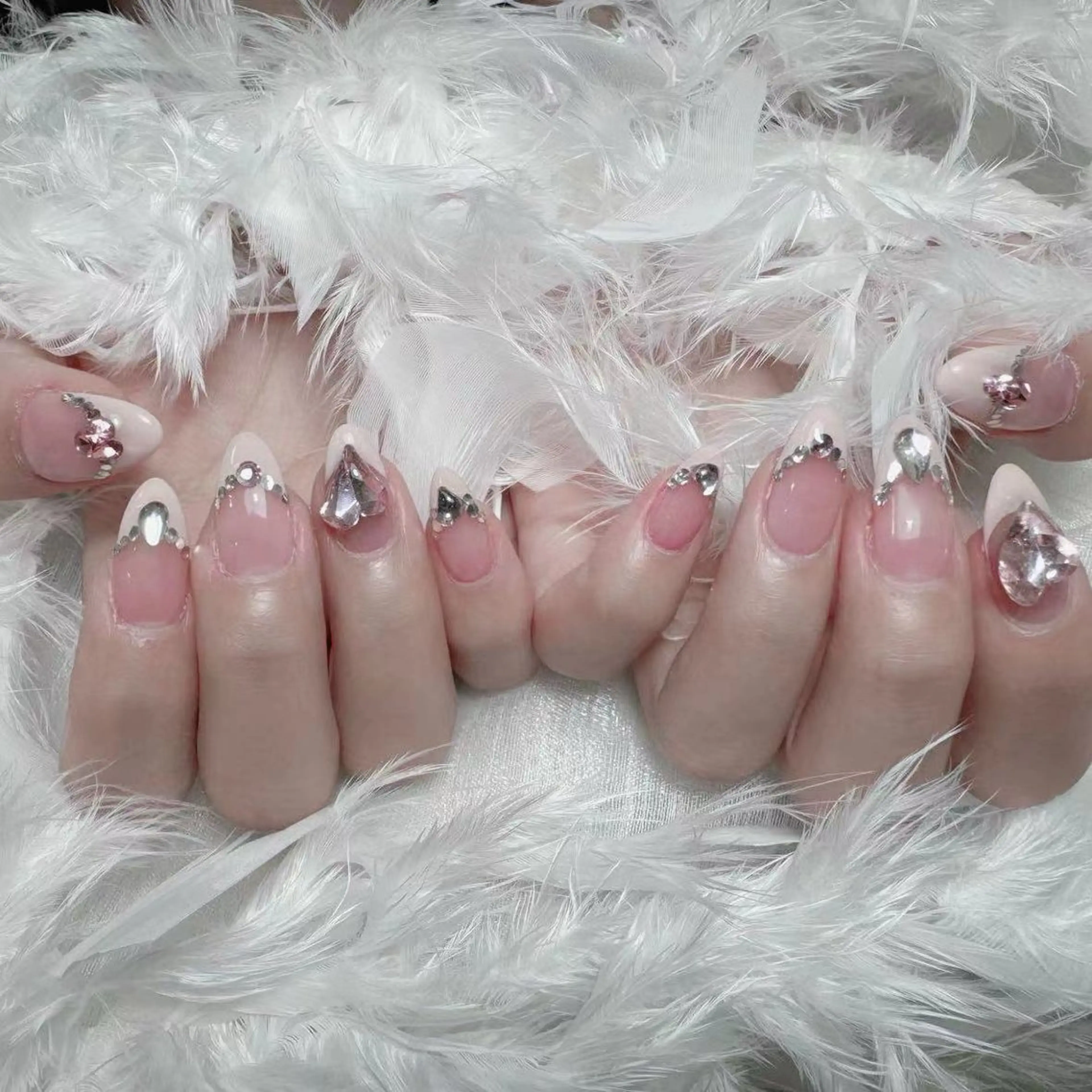 ネイル ハンドネイル DIAMOND Nail🍒のネイルデザイン