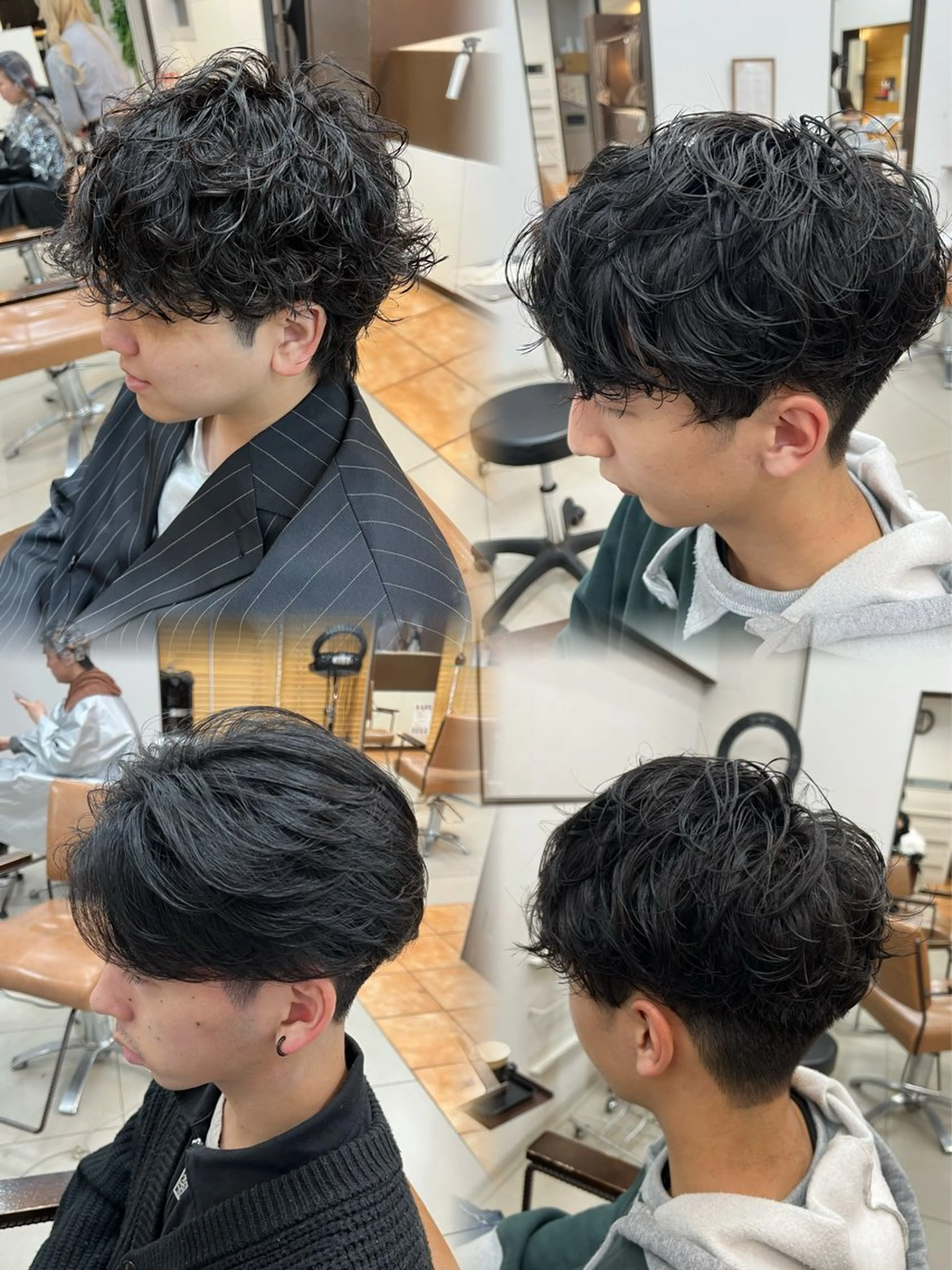 パーマ メンズ メンズパーマ/カット /森本翔大のヘアスタイル