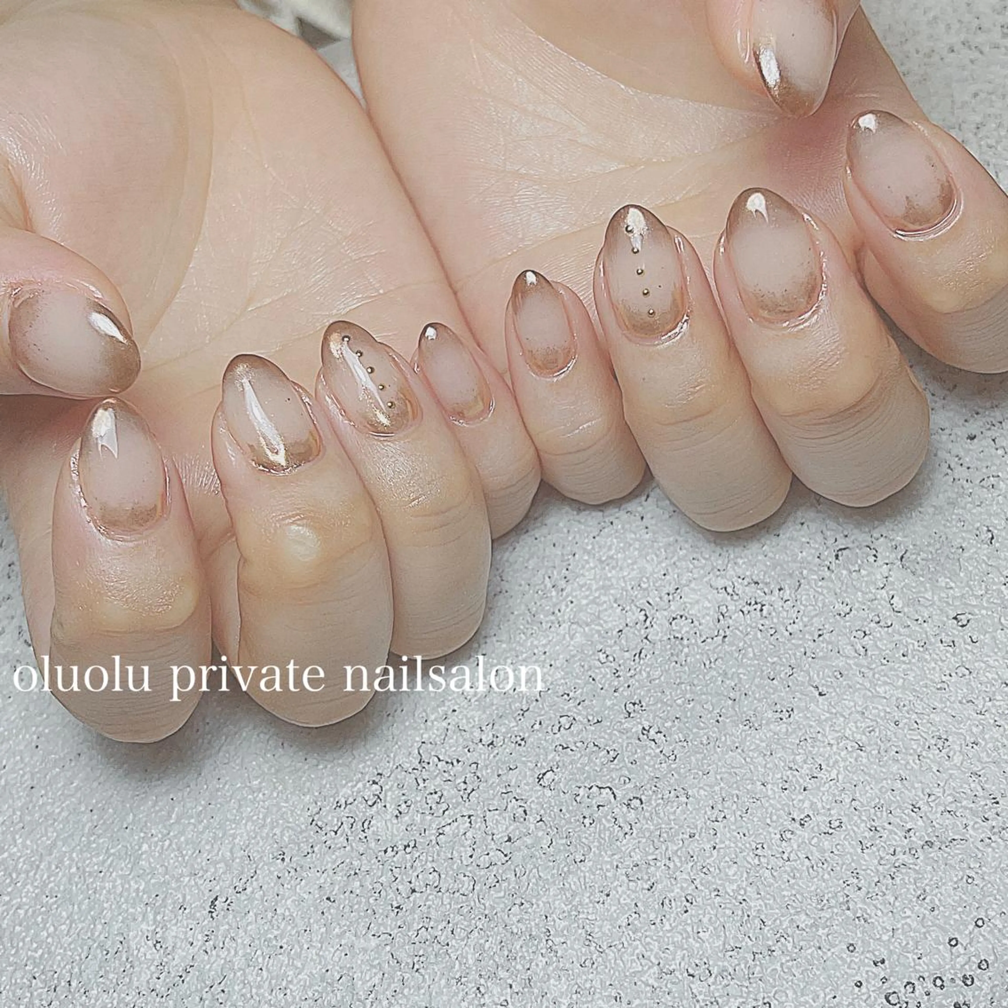 ネイル アートネイル クリアネイル フットネイル ミラーネイル ニュアンスネイル ハンドネイル 大村 紬華のネイルデザイン