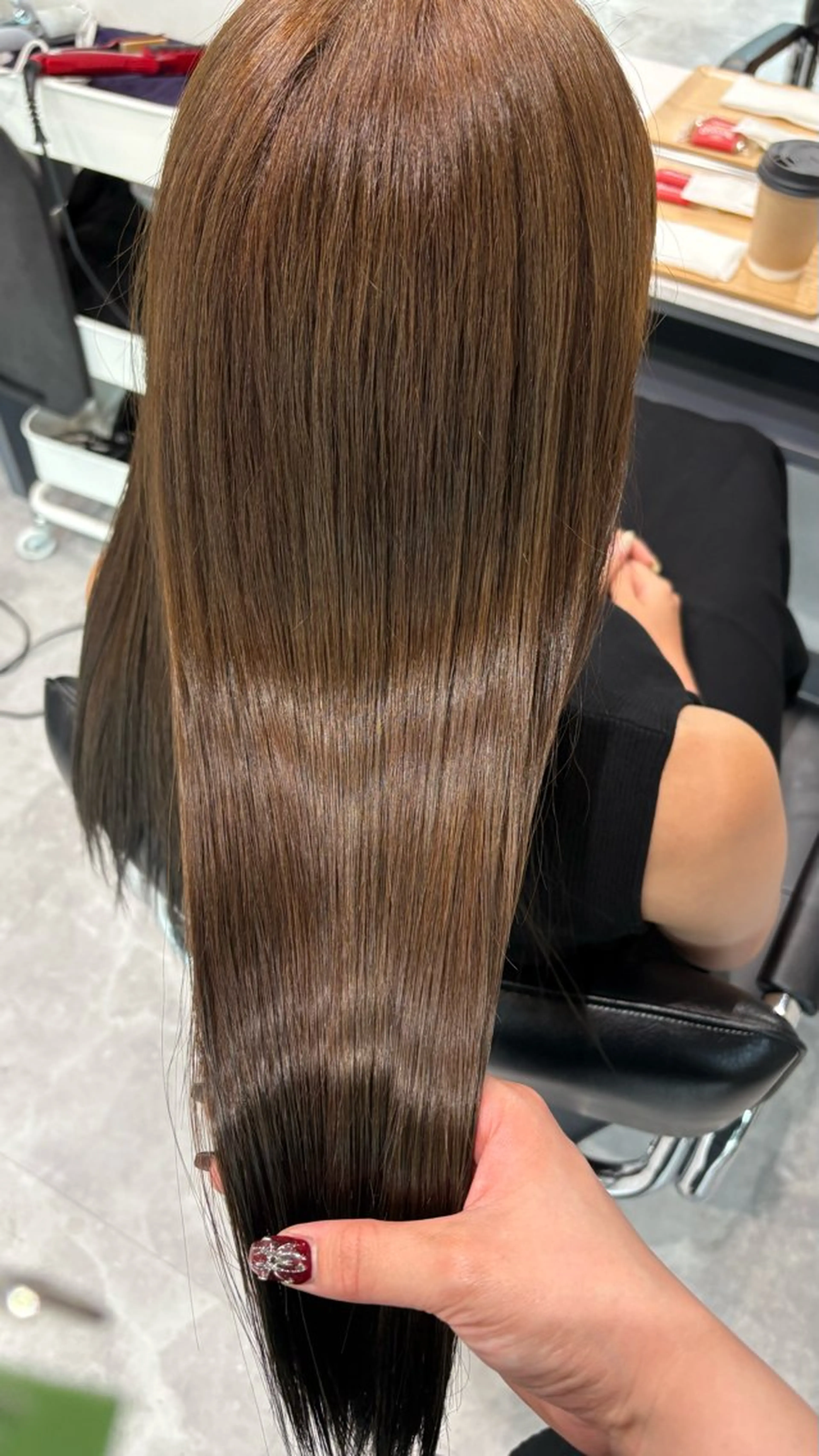 ロング カラー ヘアカラー トリートメント 彩華 🎀 西梅田美容室のヘアスタイル