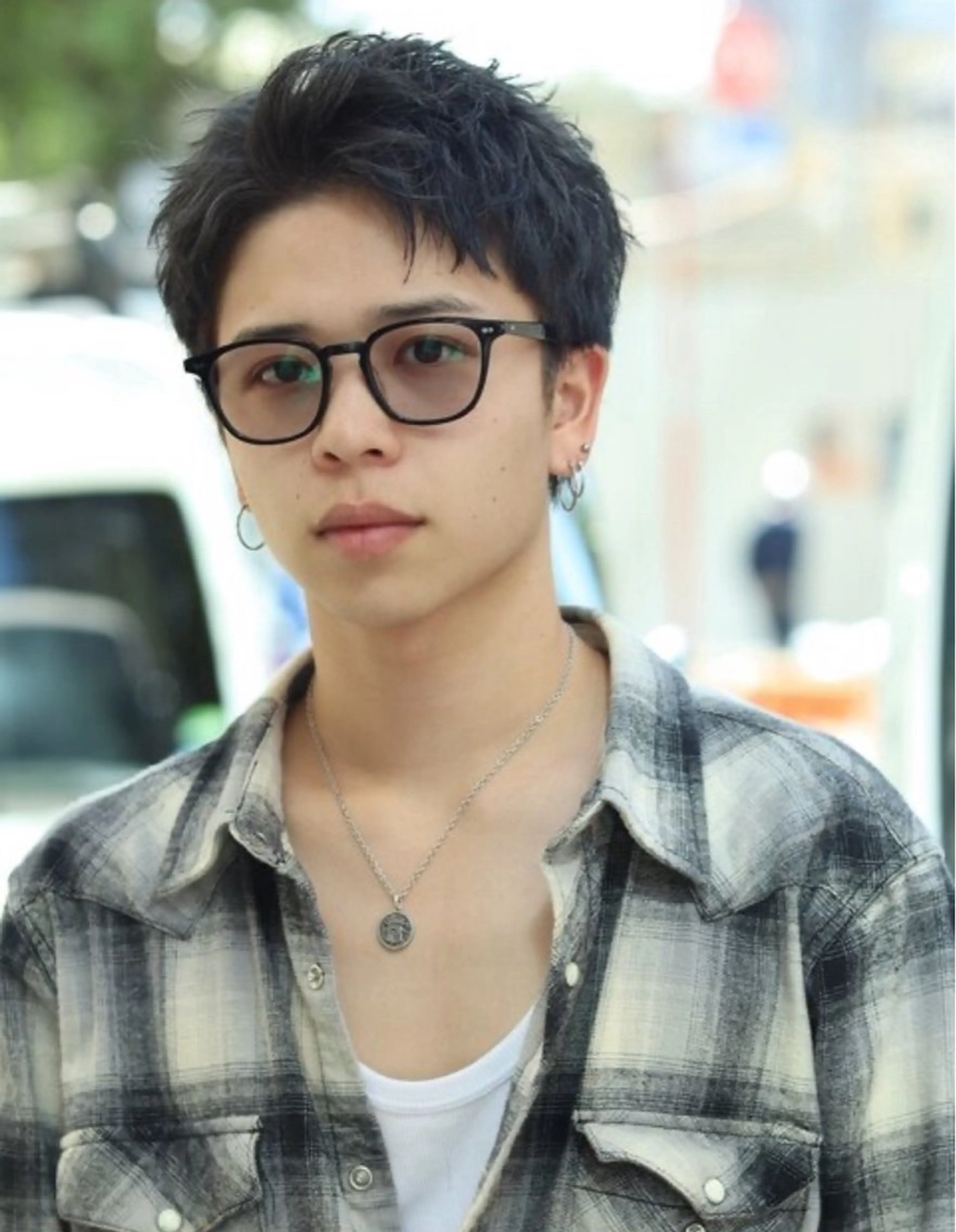 ショート ショートヘア aid渋谷所属・⚡️メンズパーマ /カラーおび⚡️のヘアスタイル