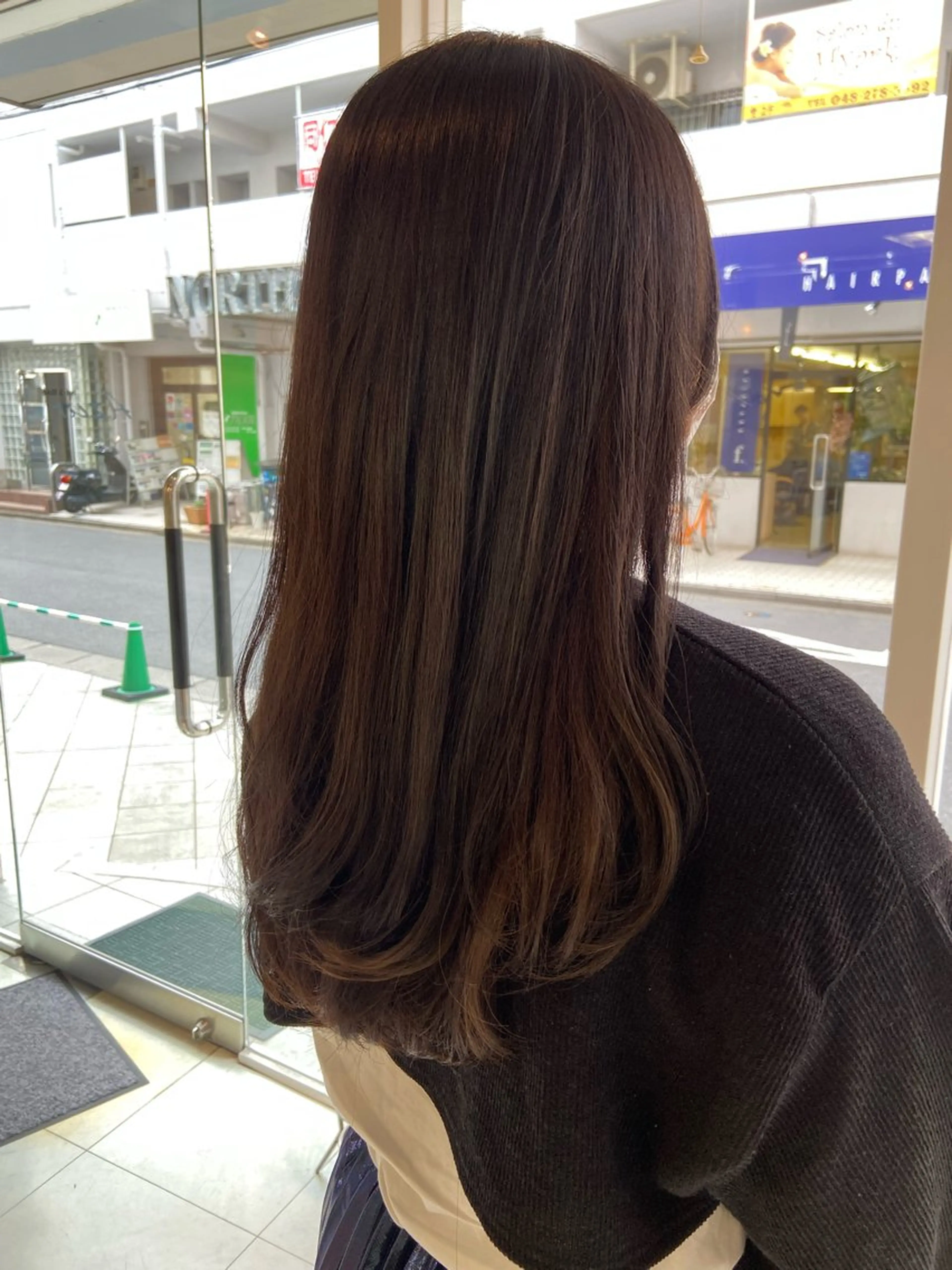 ロング 菊地 美憂のヘアスタイル