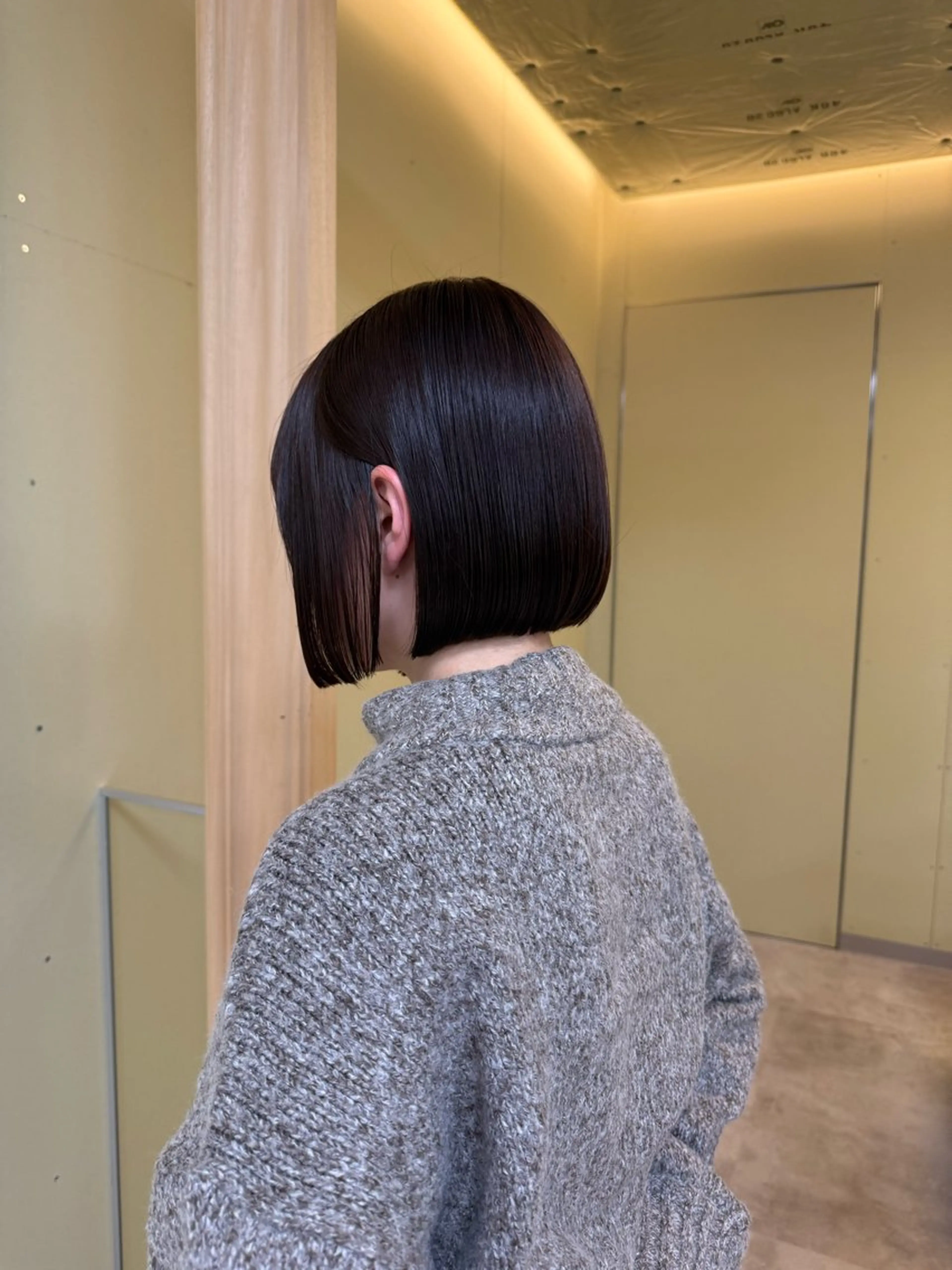 ショート カラー カット ヘアカラー トリートメント 伶風/ボブ/ ヘーゼルベージュのヘアスタイル