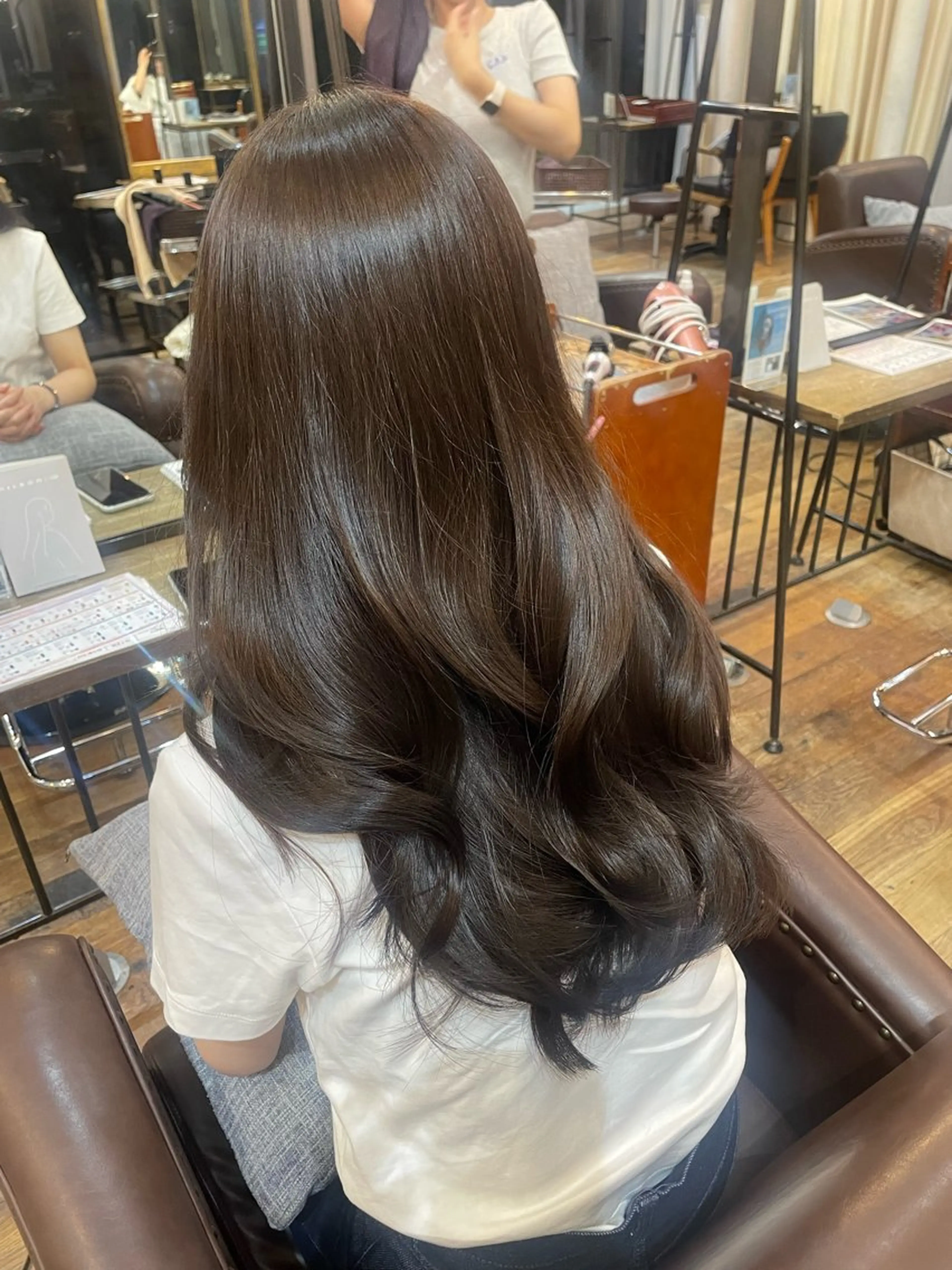 ロング kahona/カラー /縮毛矯正/銀座のヘアスタイル
