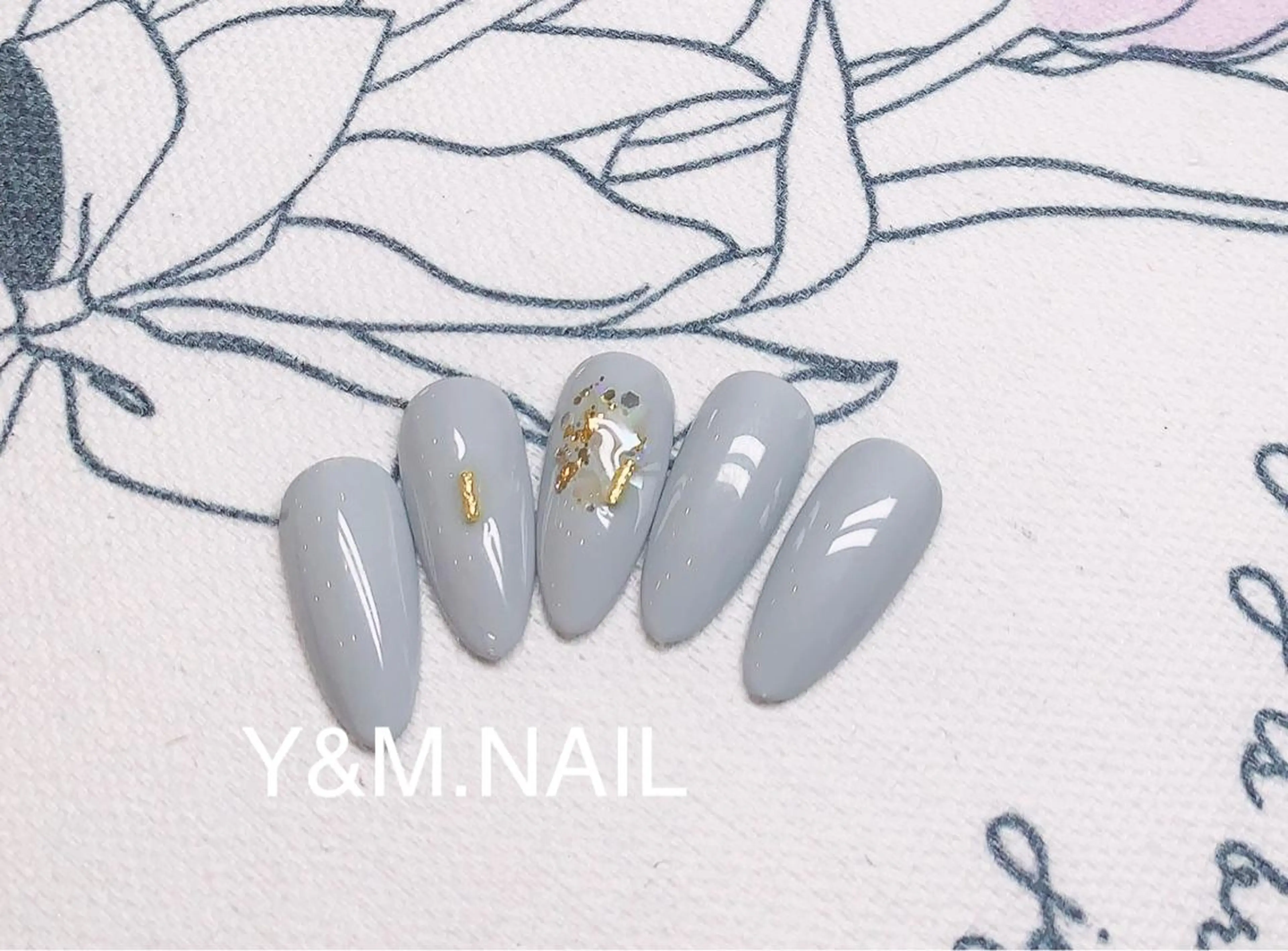 カラー ネイル Ui_Amor (パラジェル)のネイルデザイン