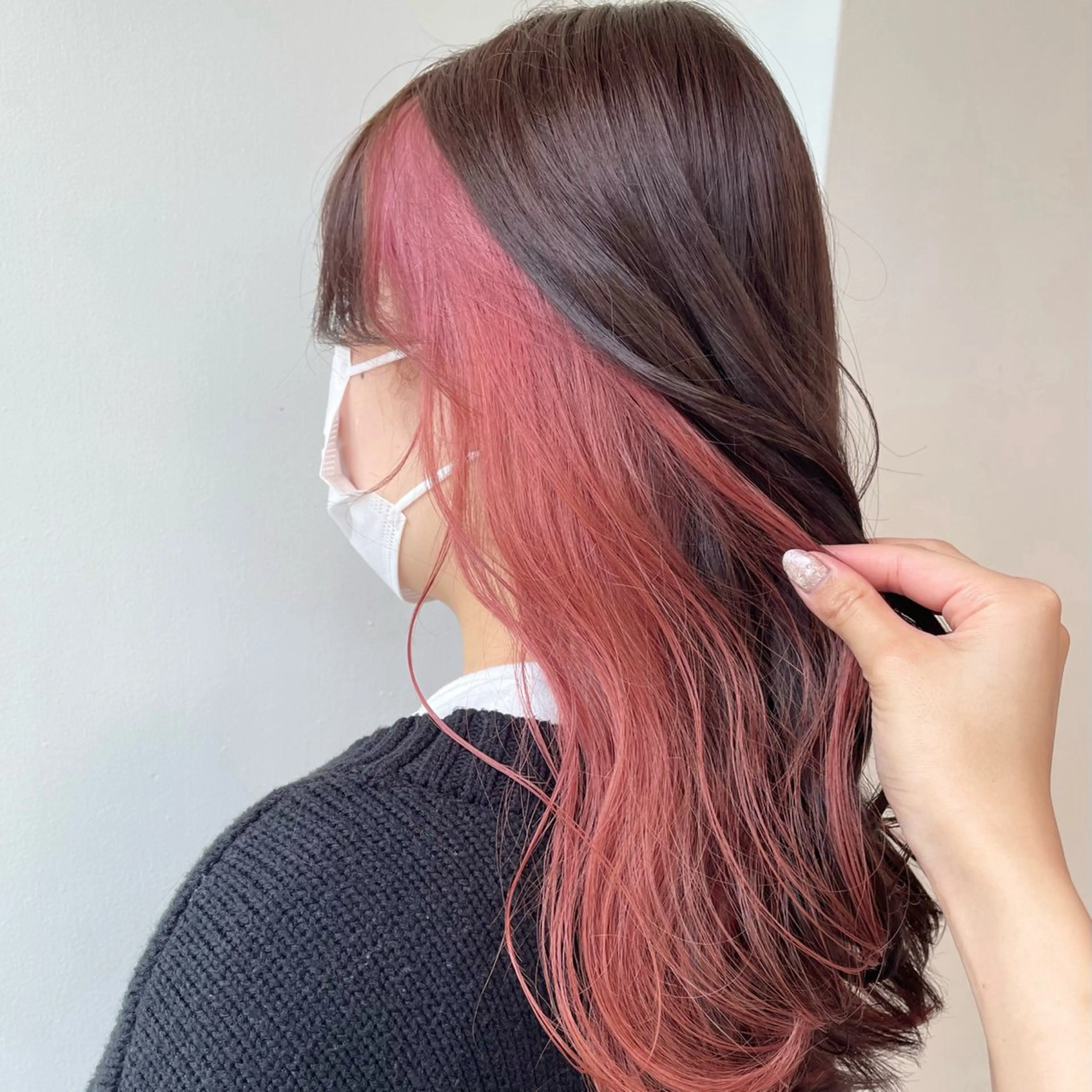 ロング ヘアカラー 盛れる暖色🎀ガーリ ーヘア🎀きっかのヘアスタイル