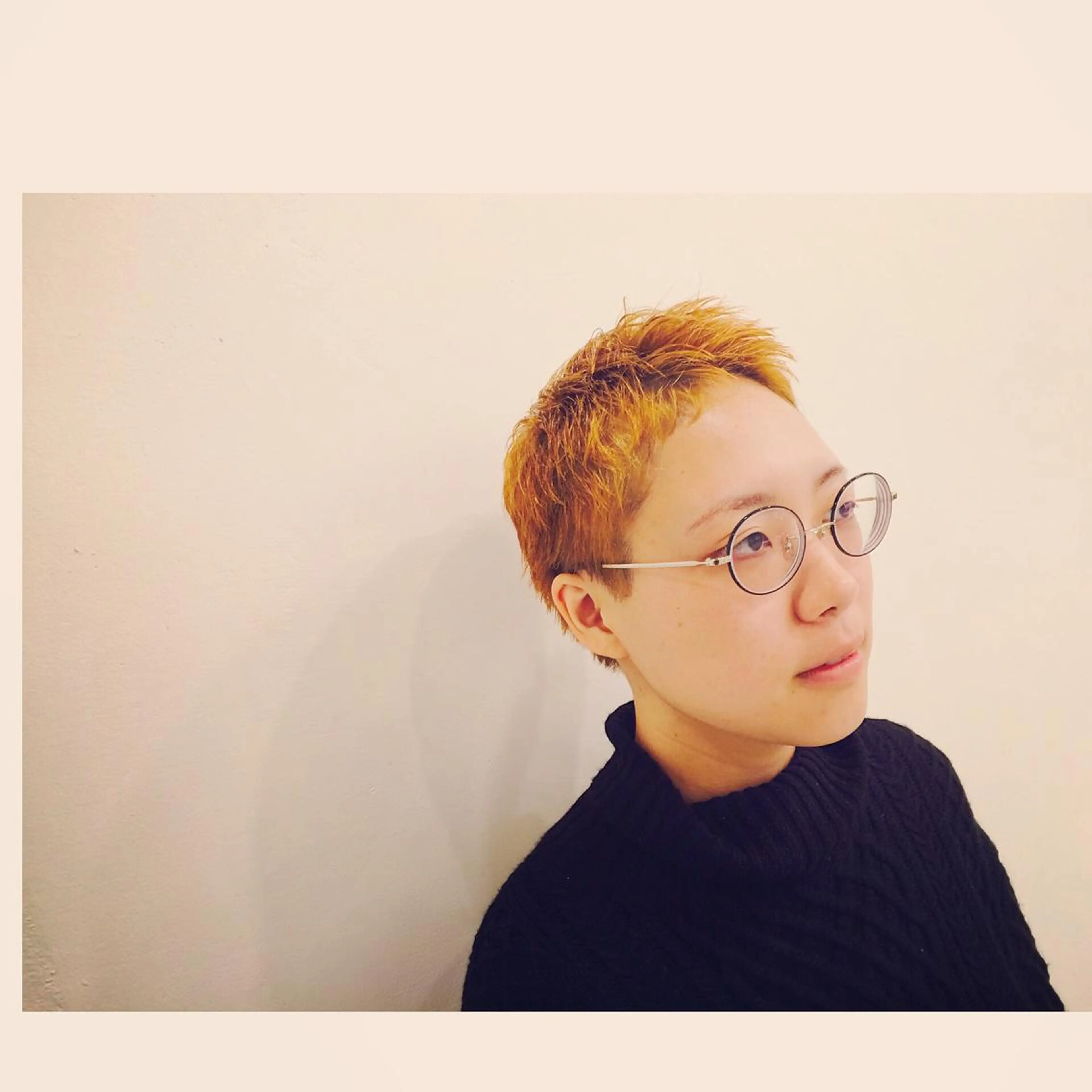 ショート カラー ベリーショート ブリーチ ショートヘア Lagom(ラゴム) なかだのヘアスタイル