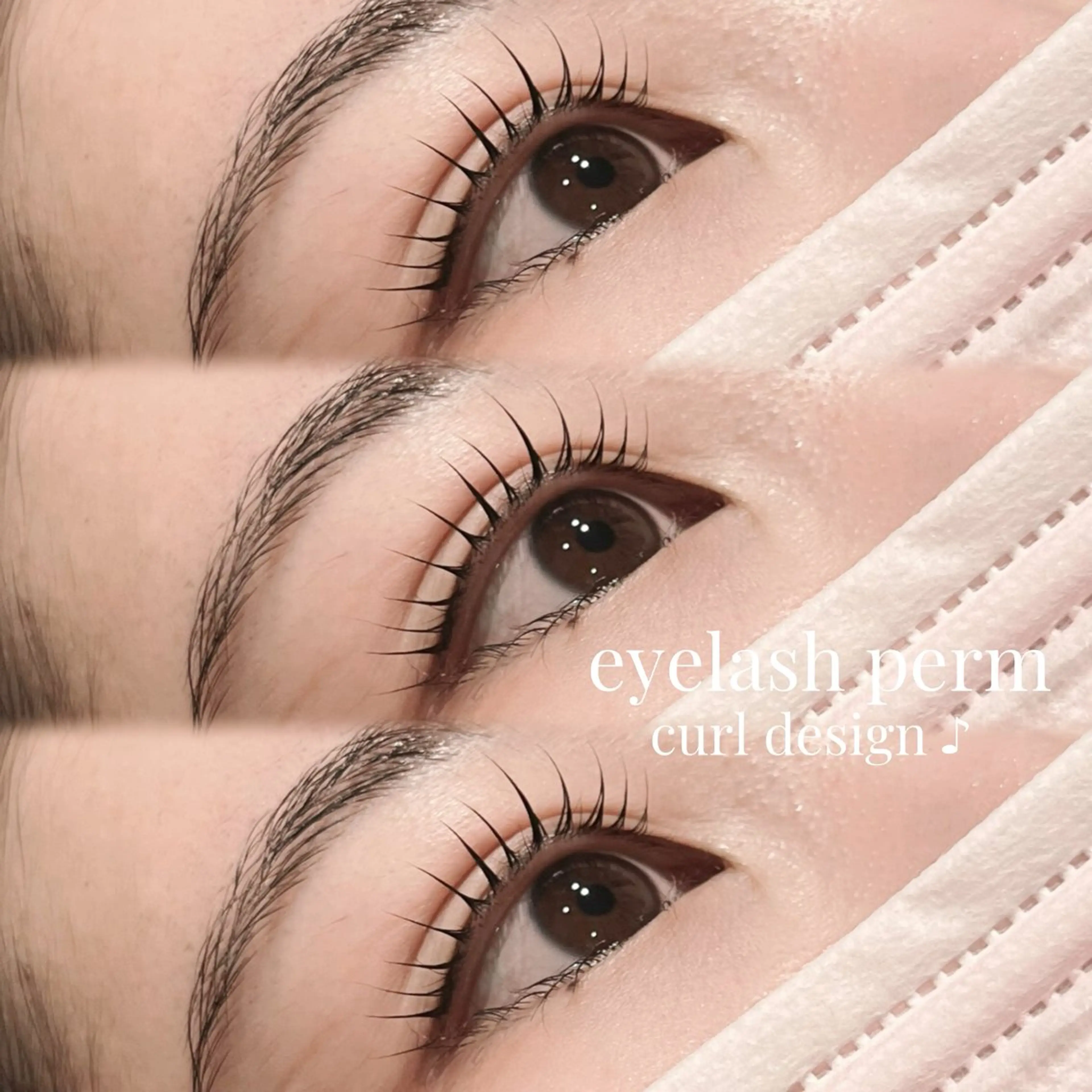 人気NO.3✨️【まつげパーマ＋アイブロウ🩵🫧】パリジェンヌorラッシュリフト×眉毛WAX(メイク込み)【指名料込】の写真