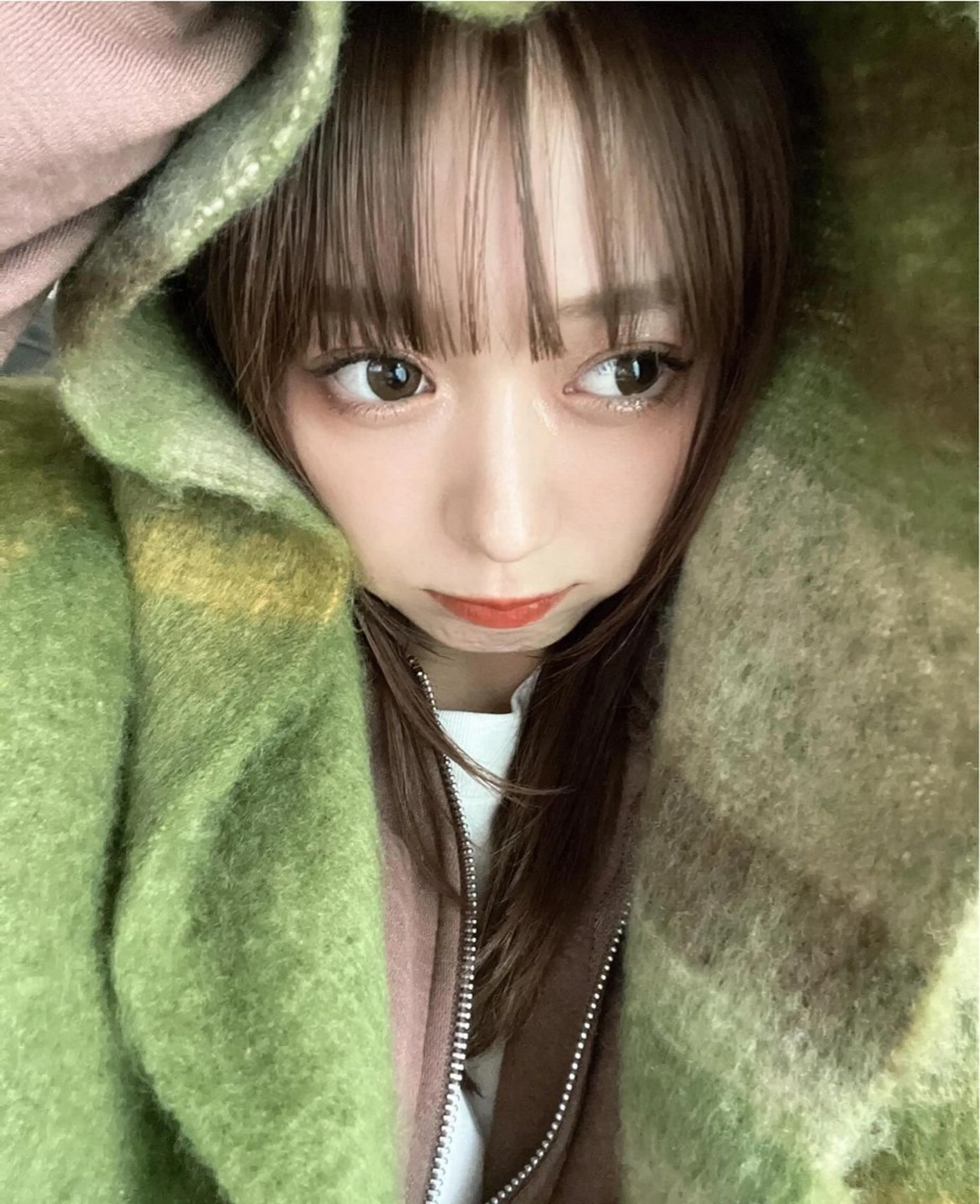 ミディアム カラー 山崎/ボブ縮毛矯正 レイヤー髪質改善のヘアスタイル