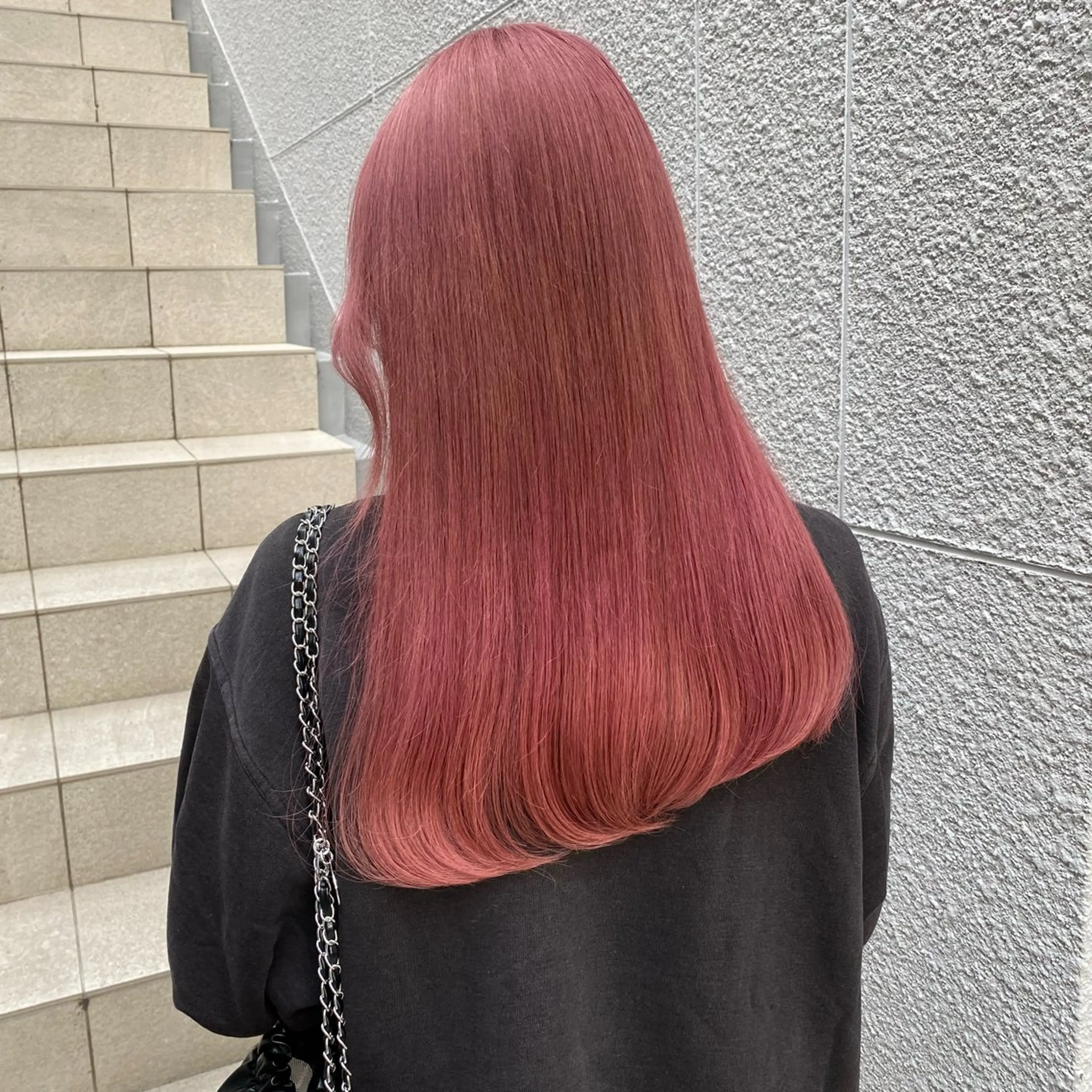 セミロング カラー ヘアアレンジ 💗💗韓国レイヤー yu-ki💗💗のヘアスタイル