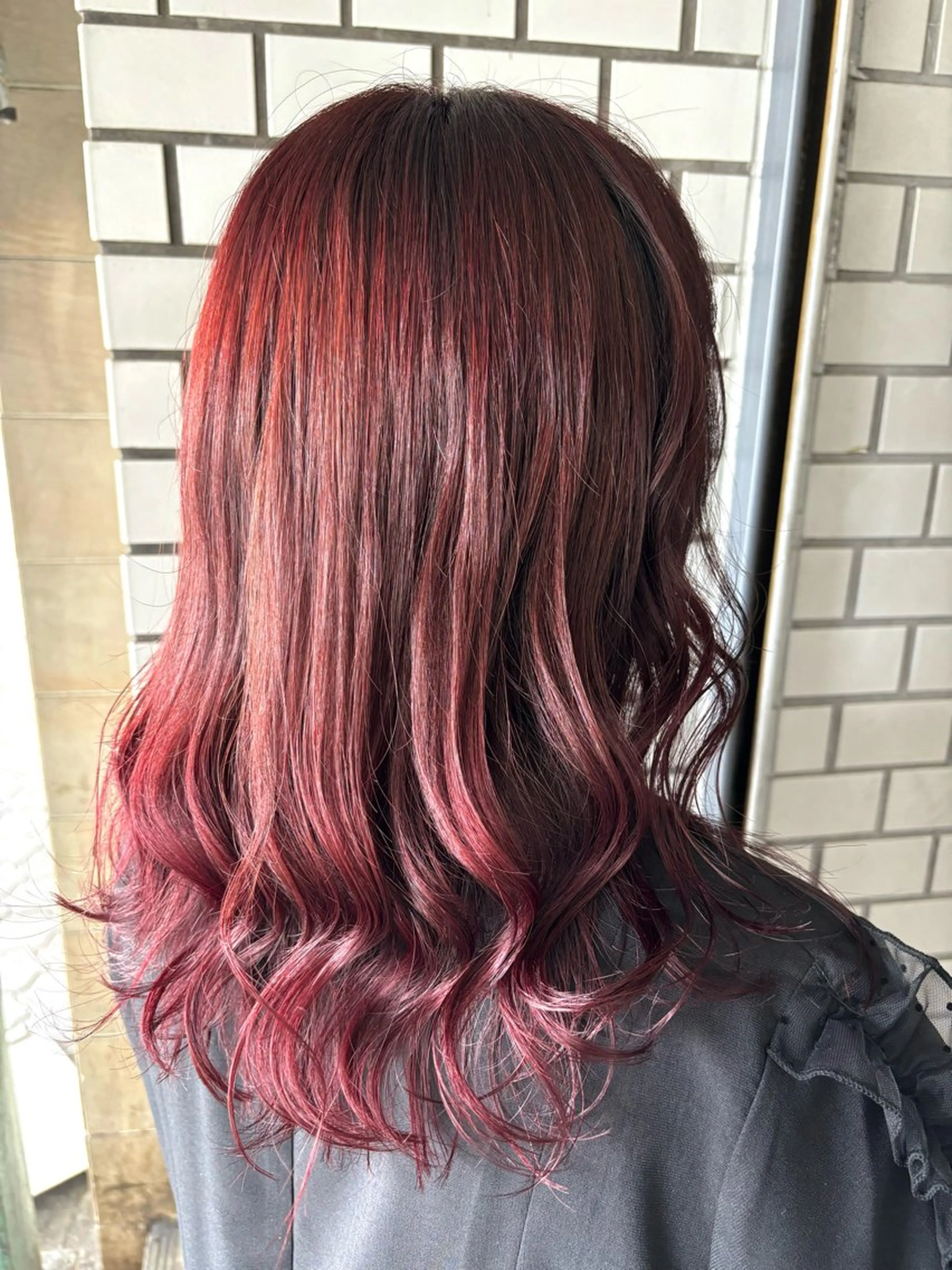 ミディアム MoA cilue さつき（スタイリストのヘアスタイル