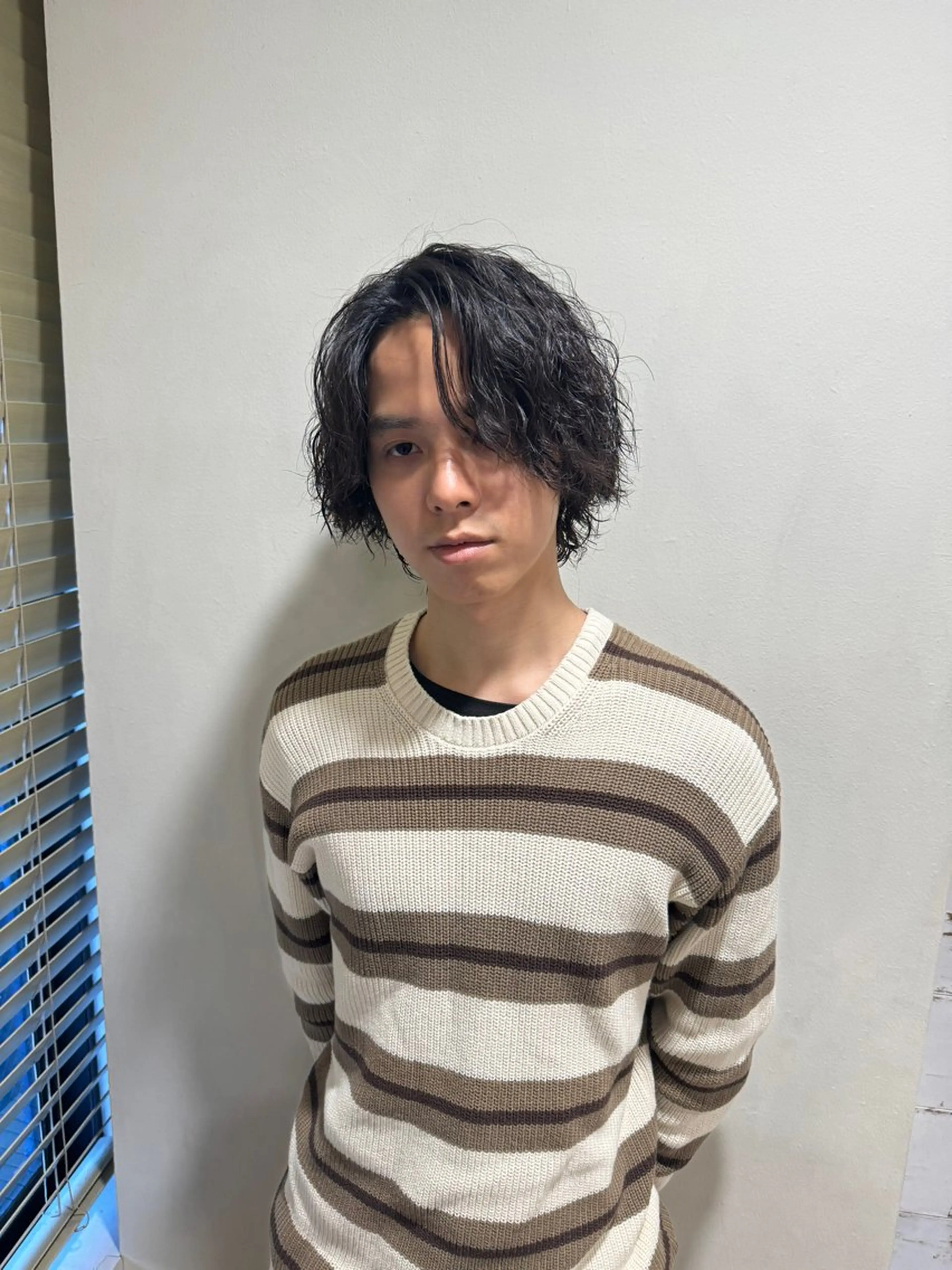 パーマ メンズ フェードカット マッシュ メンズパーマ メンズショート スペインカール カット パーマ 大宮/メンズパーマ 関勇也のヘアスタイル