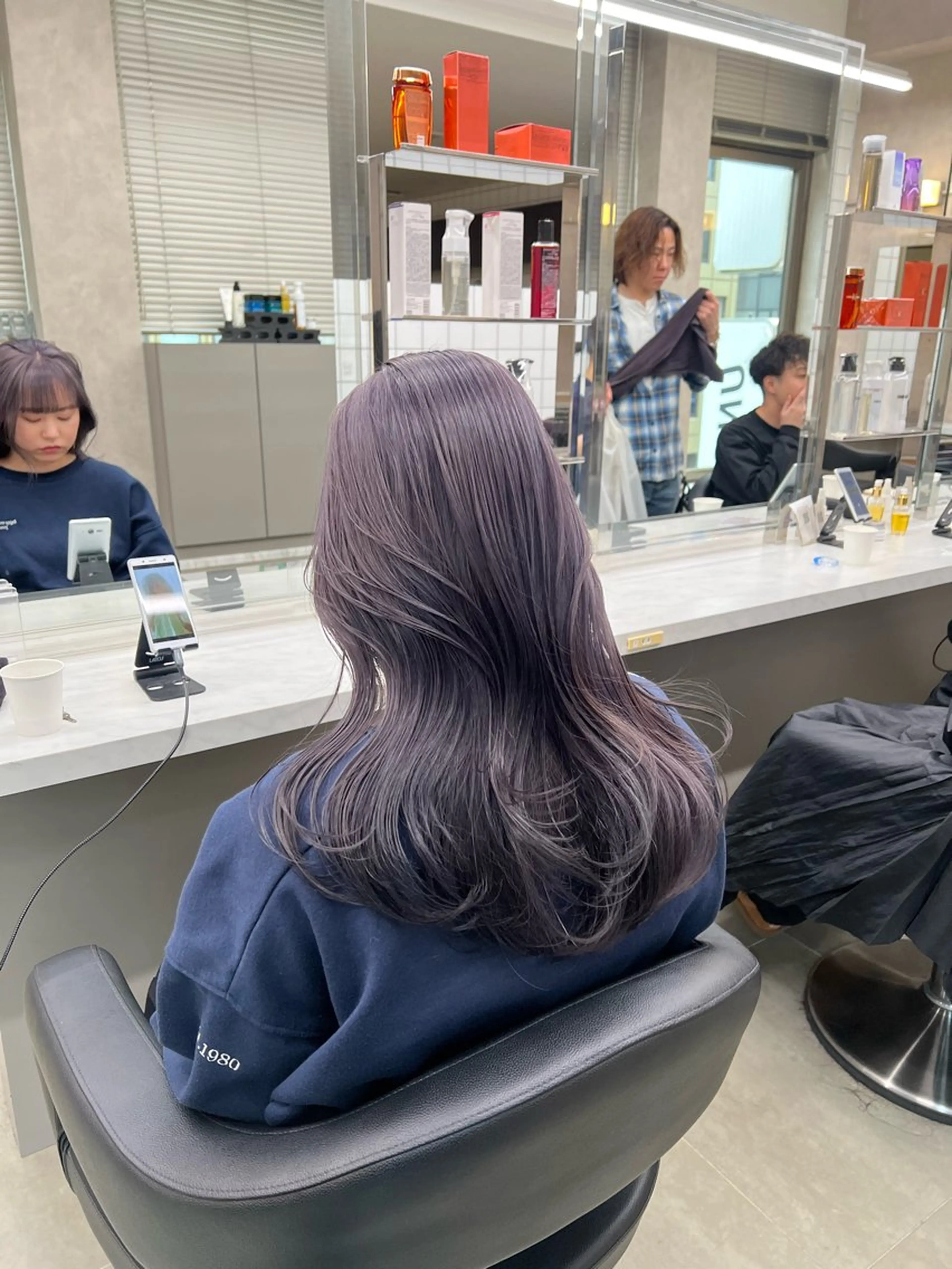 ロング カラー カット ヘアカラー 韓国レイヤーカット /REIのヘアスタイル