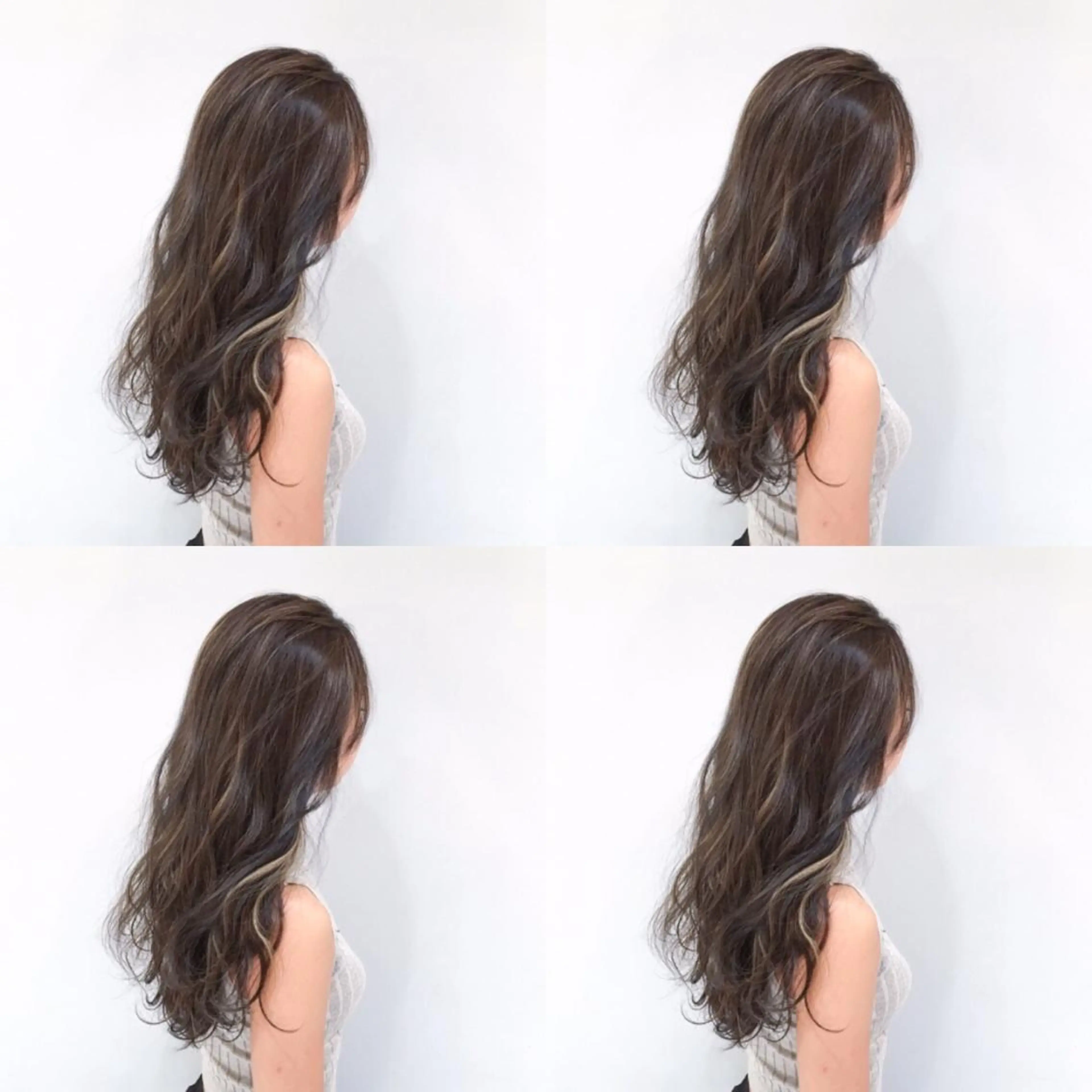 ロング カラー なんば髪質改善カラー Ardoreのヘアスタイル