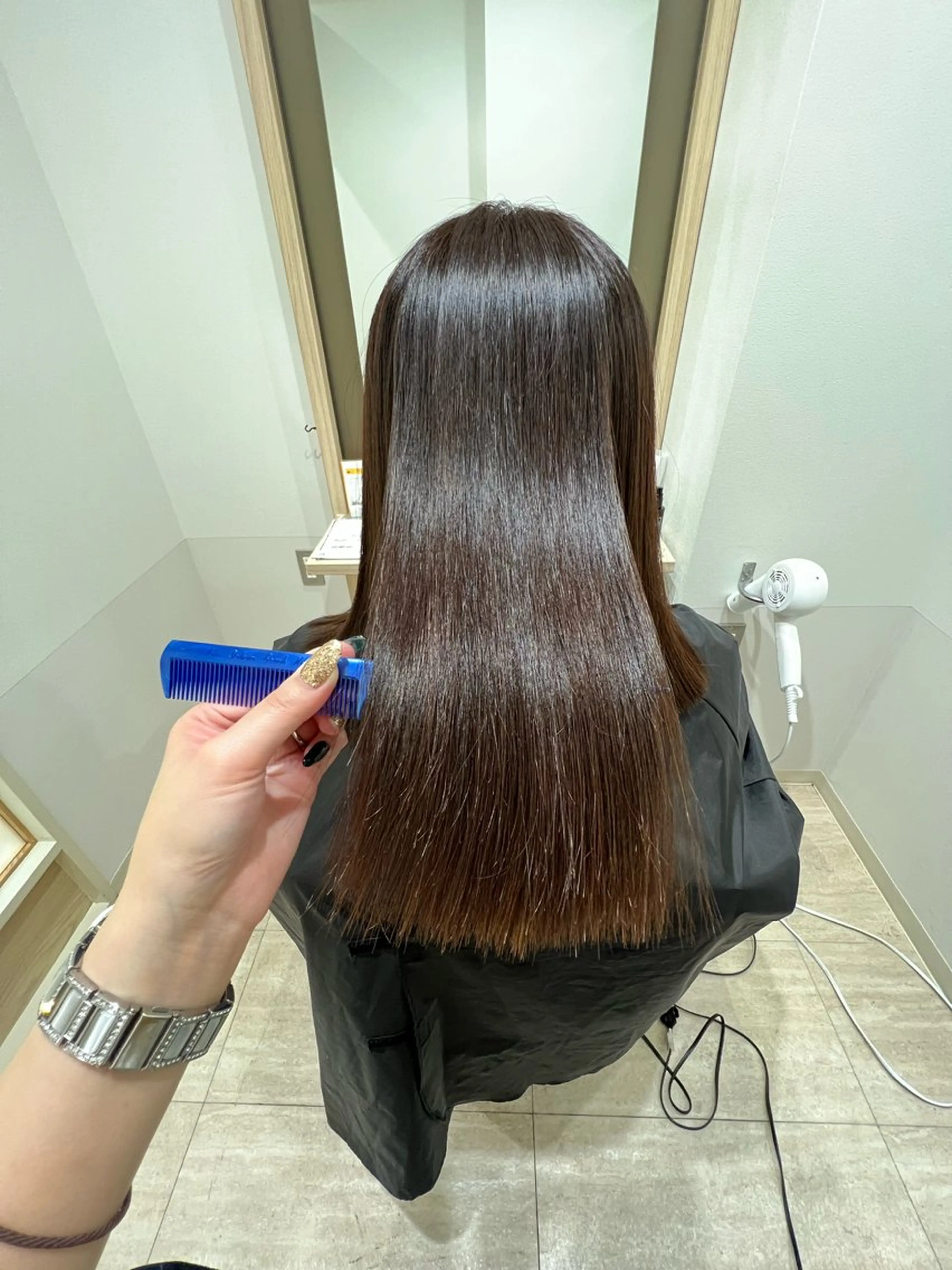 セミロング トリートメント 髪質改善/レイヤー カット🩵Ami🩵のヘアスタイル