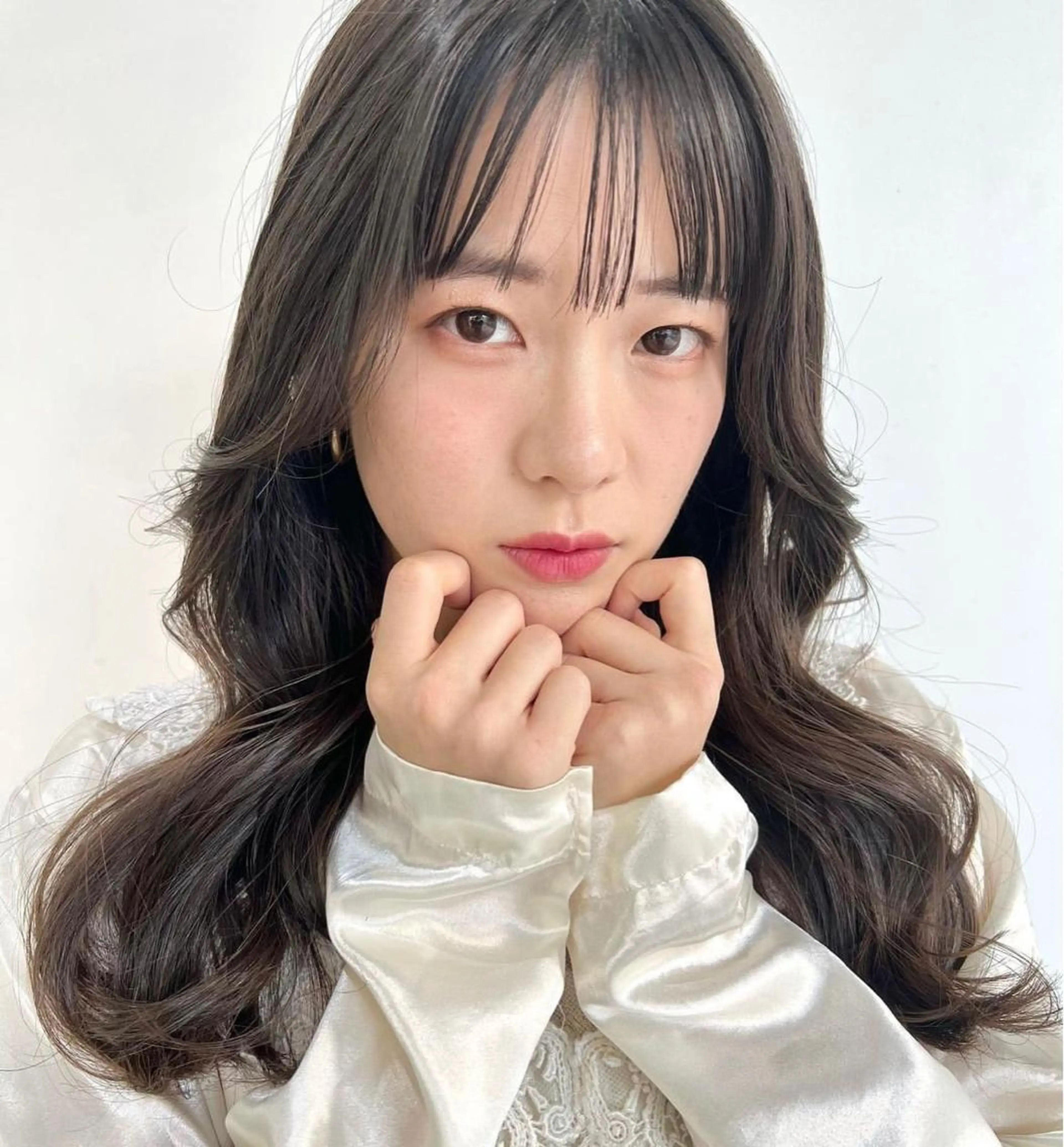 セミロング カラー 韓国風ヘア テトネ タカシのヘアスタイル