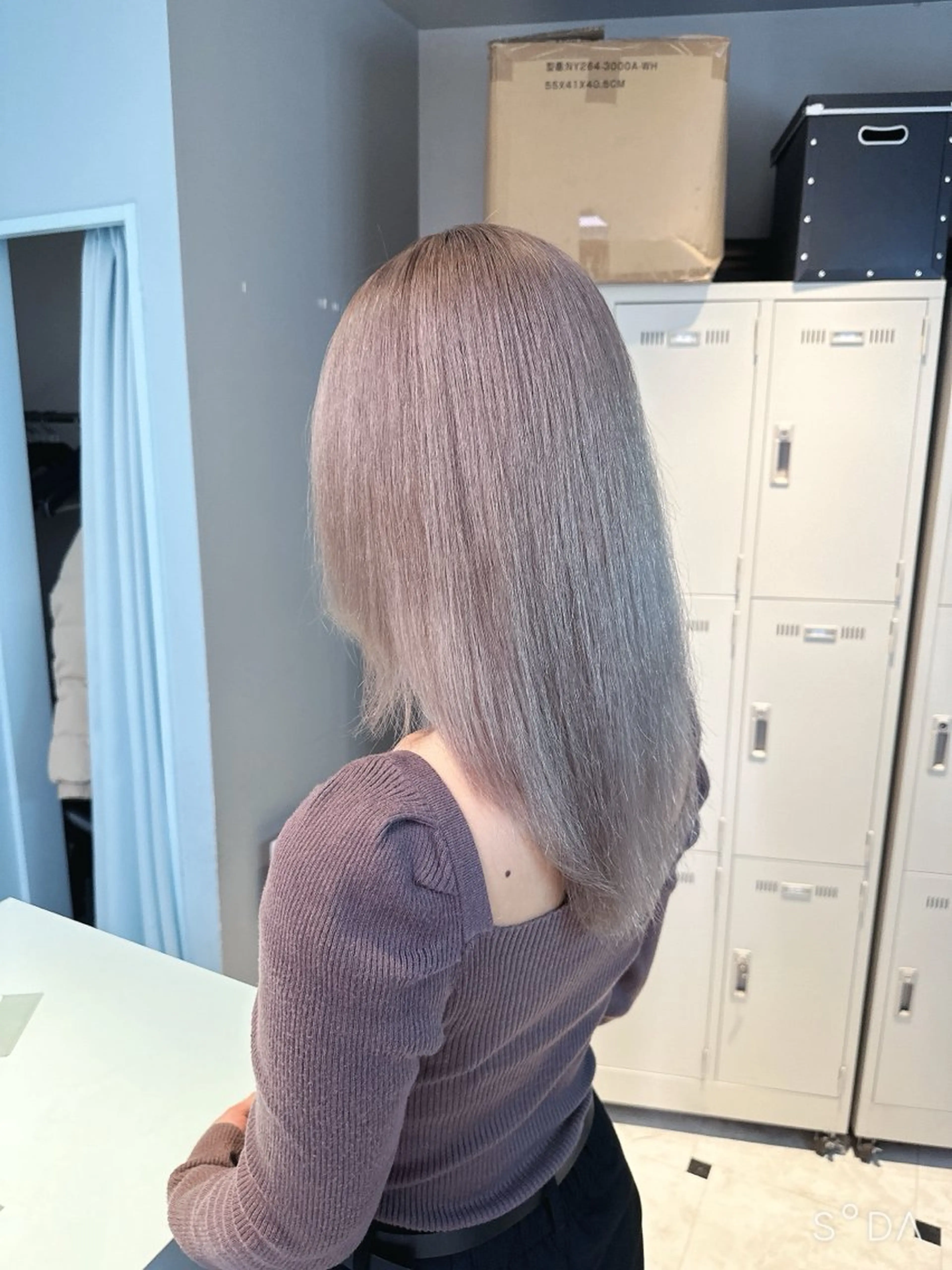 ロング カラー ハイトーン/韓国 レイヤー/るか🎀のヘアスタイル