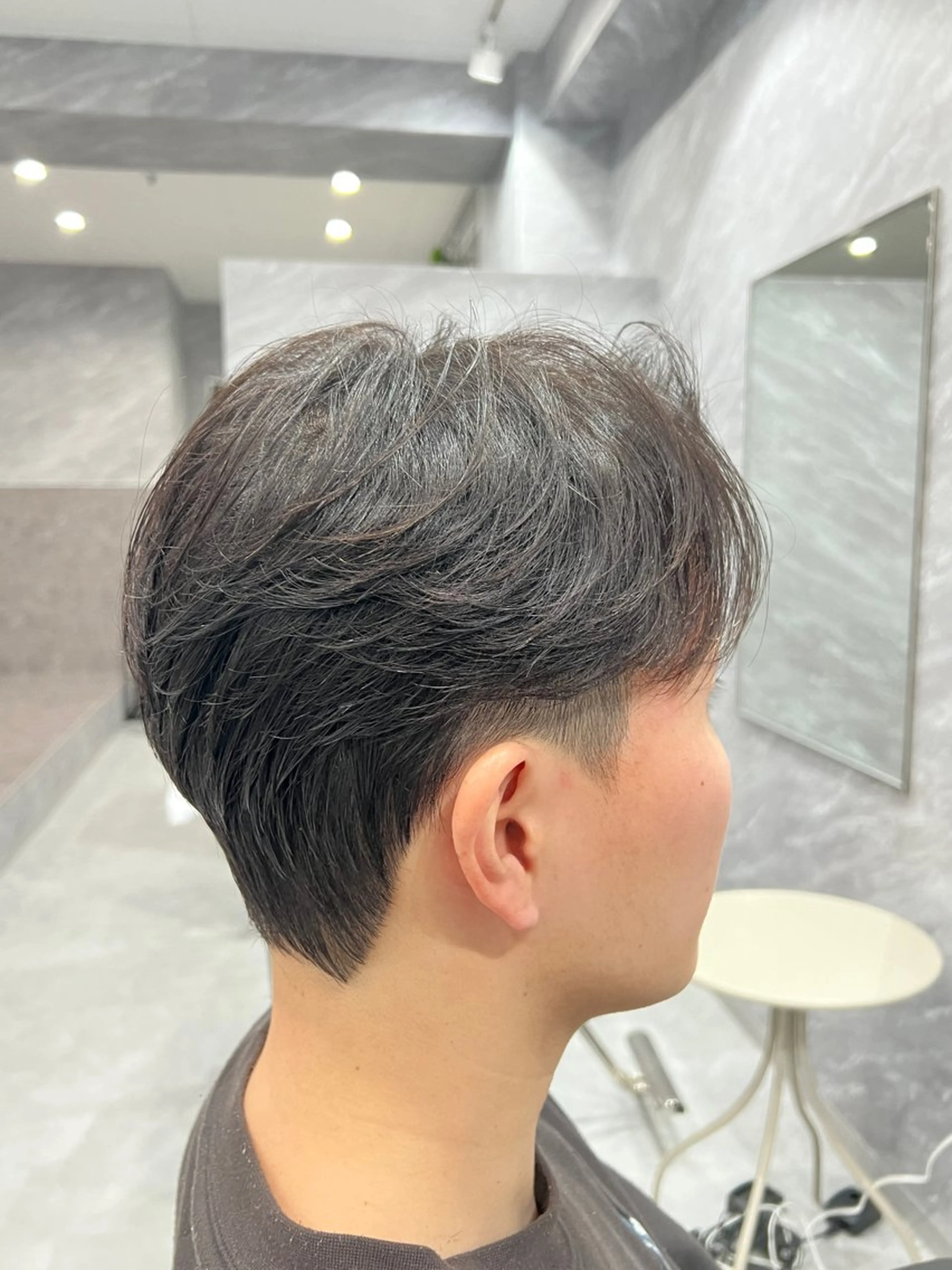 パーマ メンズ メンズパーマ ニュアンスパーマ カット パーマ ulus kobe所属・藤枝 大地のヘアスタイル