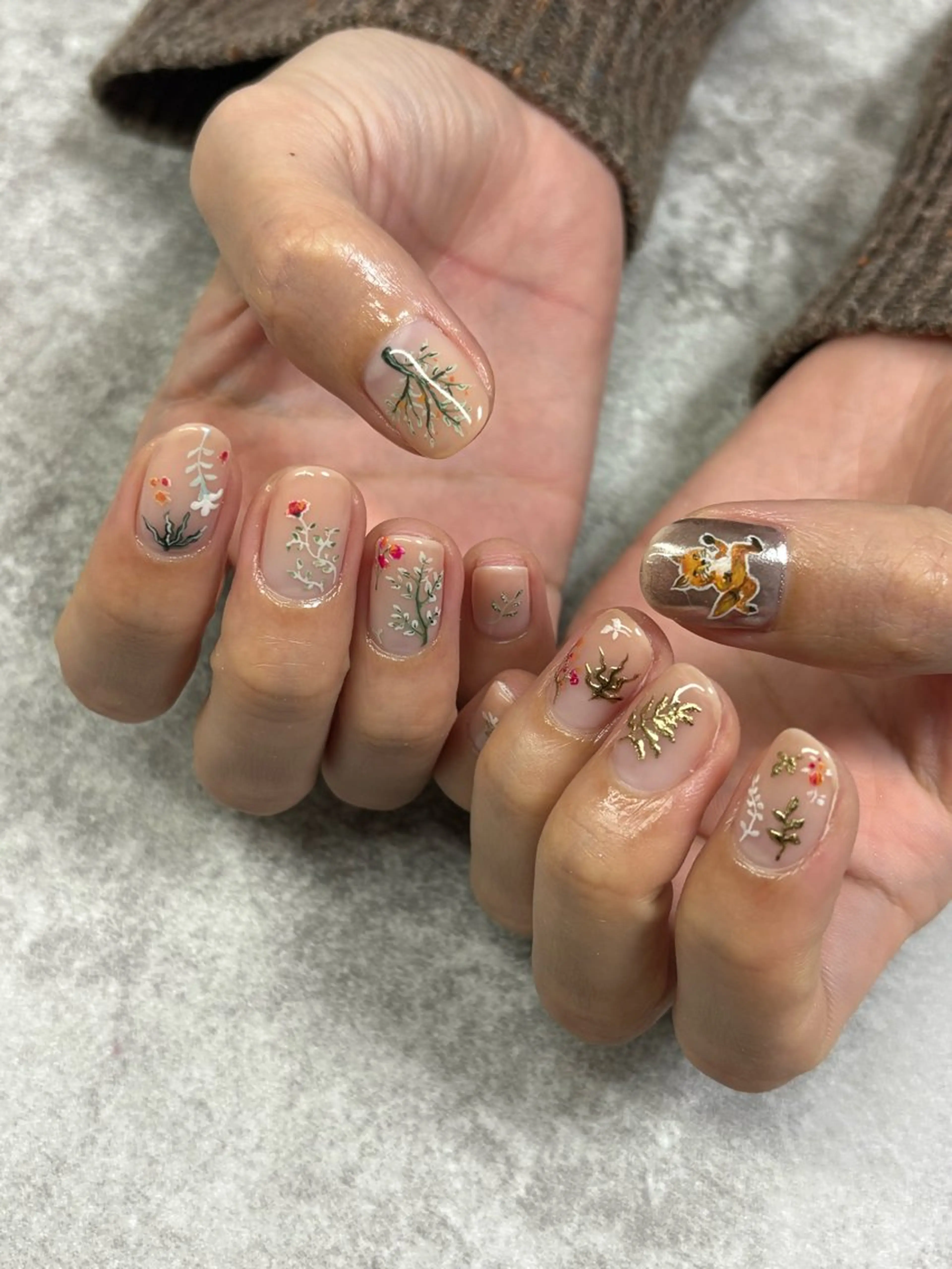 ネイル ハンドネイル FIORITURA Maikoのネイルデザイン