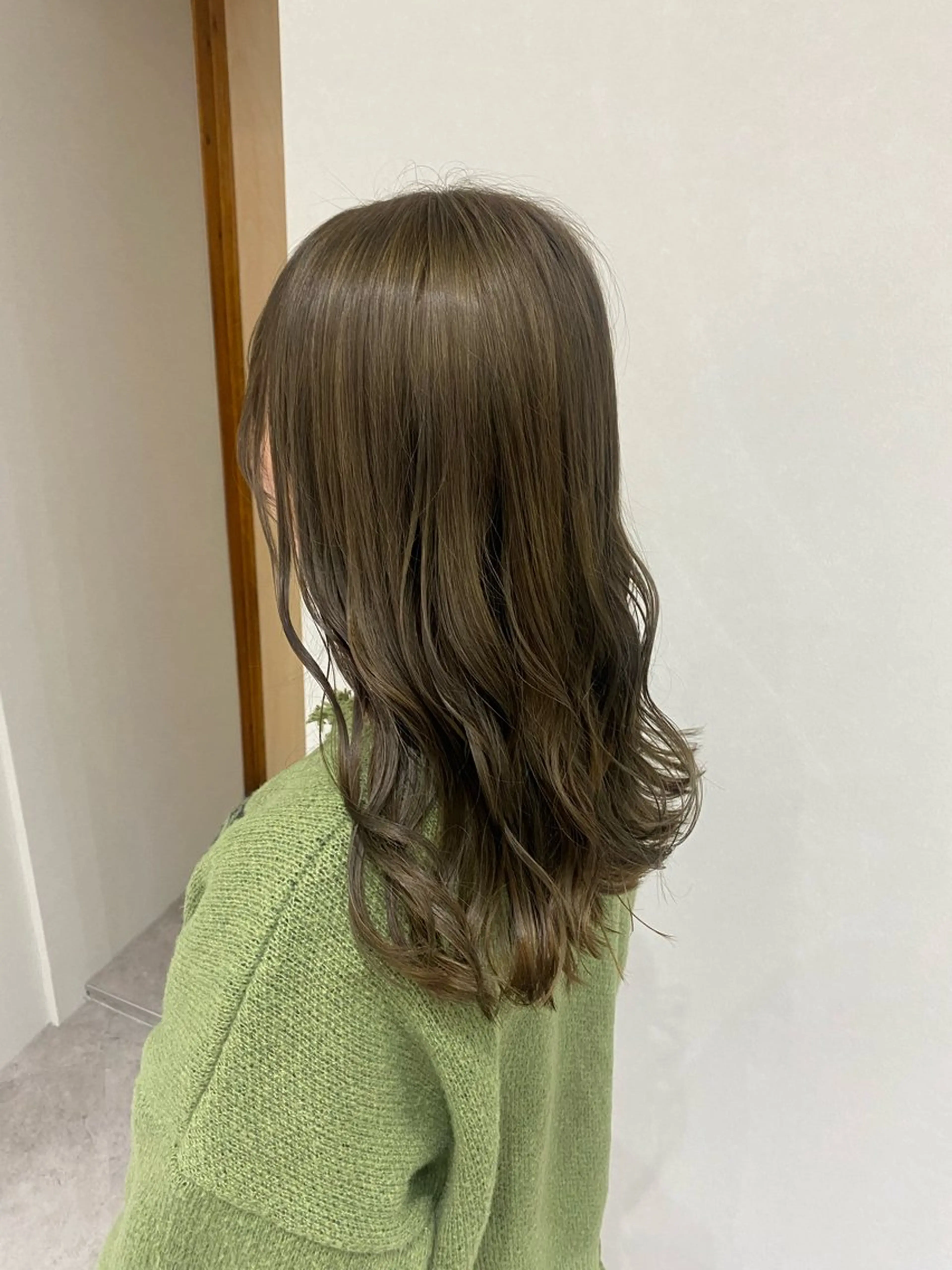 セミロング カラー ヘアアレンジ ブリーチ ヘアカラー ボブ /ニュアンス/ satomi🧸💖のヘアスタイル