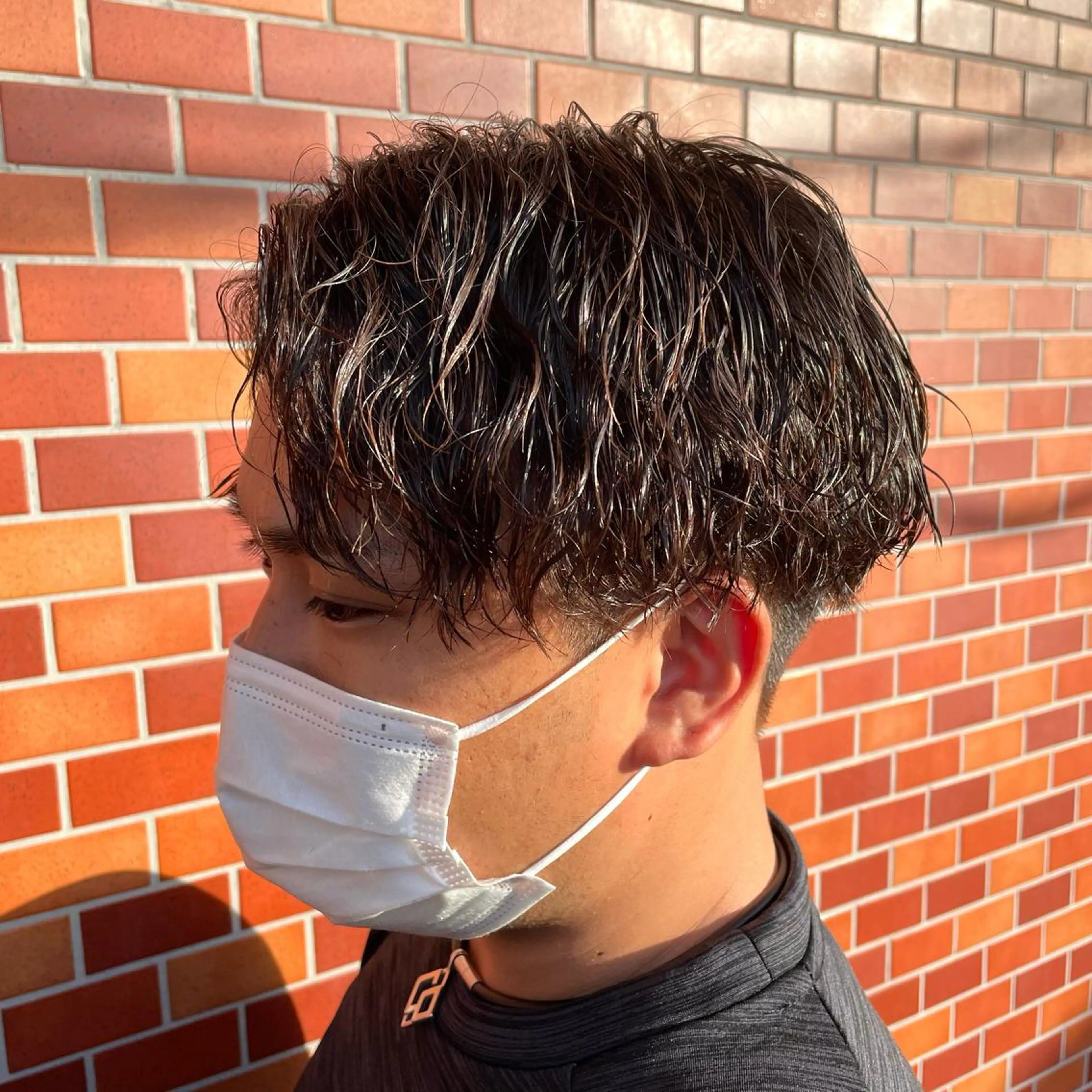 パーマ メンズ メンズパーマ ツイストスパイラルパーマ スパイラルパーマ カット パーマ メンズ特化/パーマ/ ブリーチ/福島 千颯のヘアスタイル