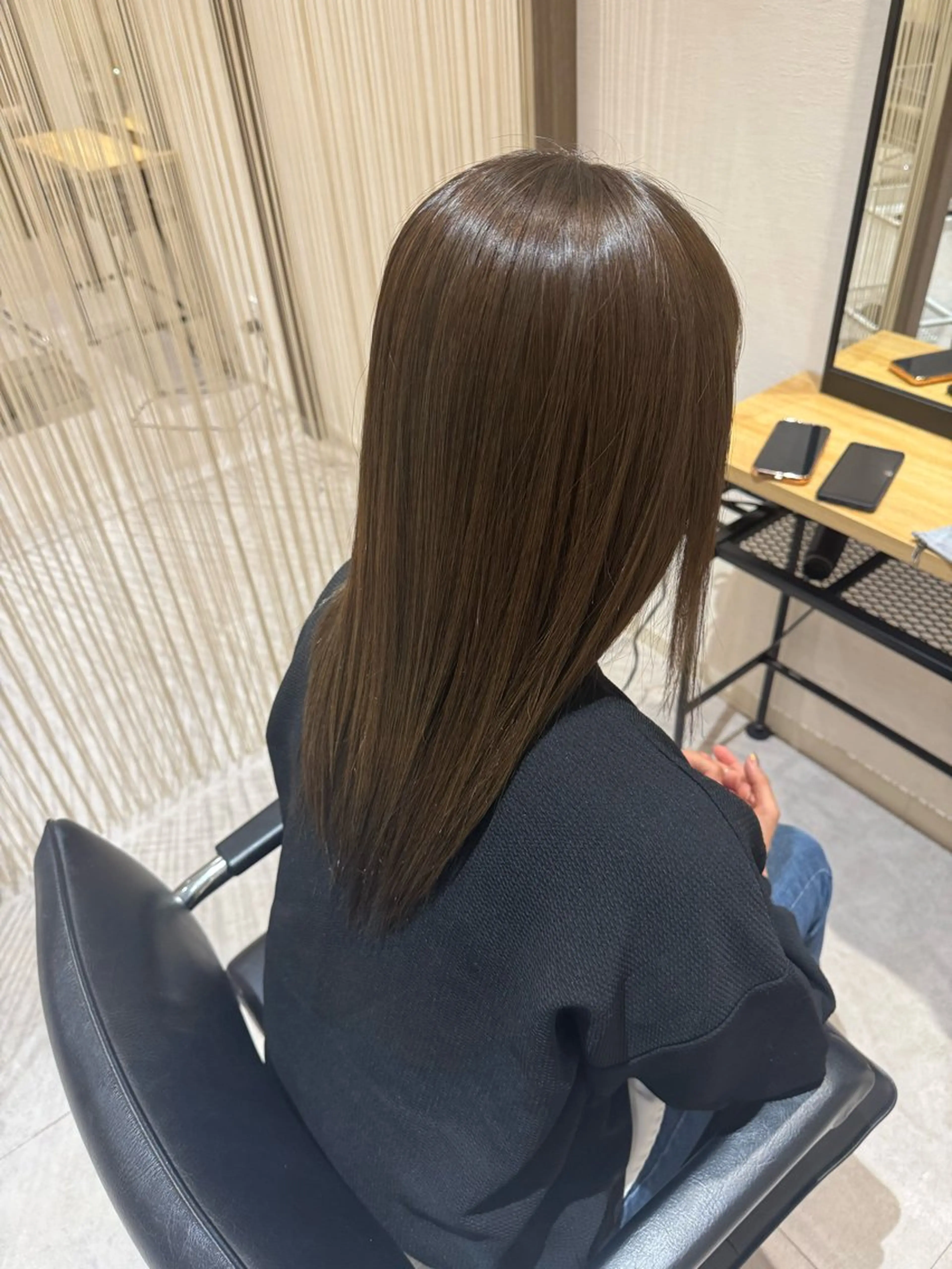 カラー アディクシーカラー 透明感カラー エイト半田所属・大松 菜々実のヘアスタイル