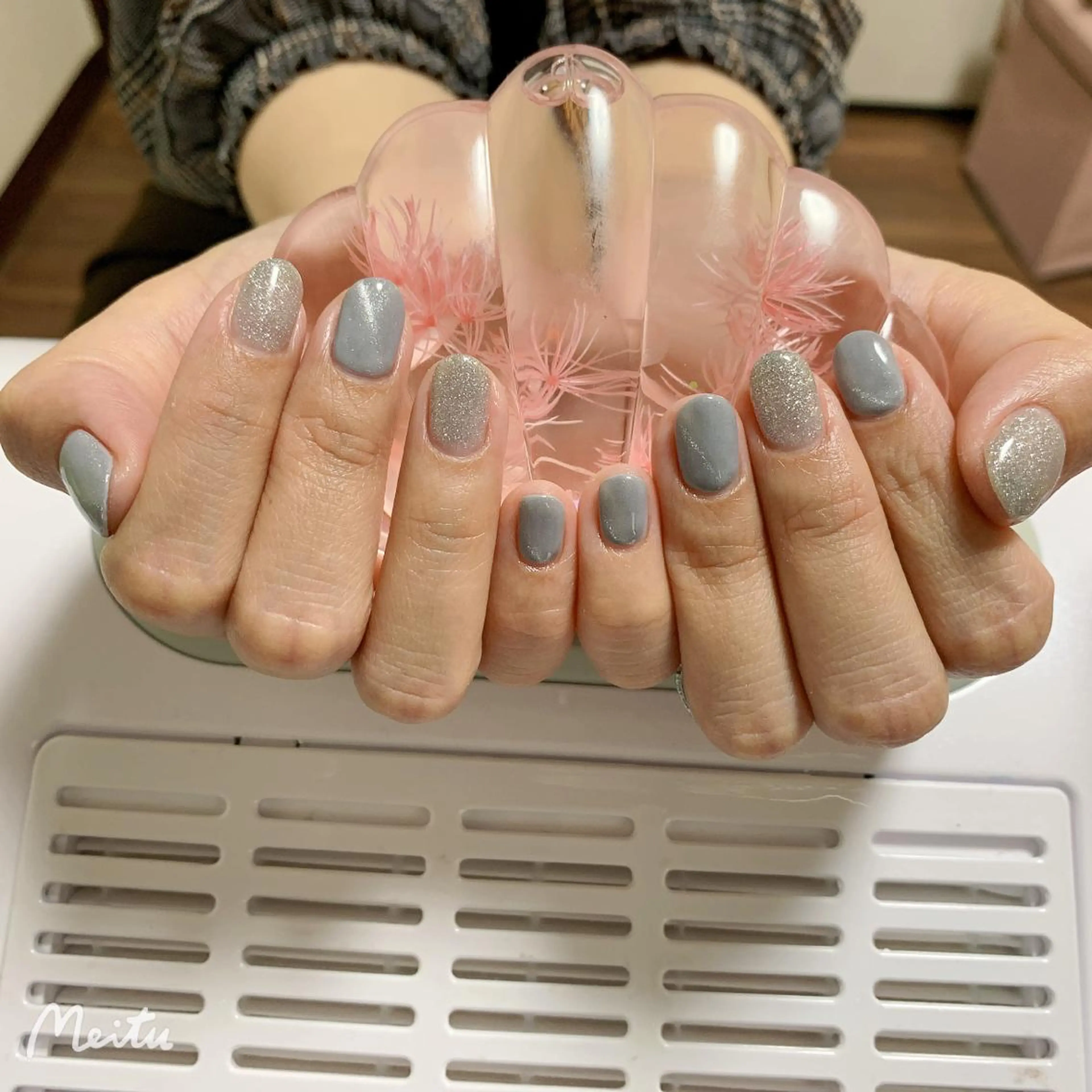 ネイル ラメ(グリッター) マグネットネイル 林 ✨syousyouのネイルデザイン