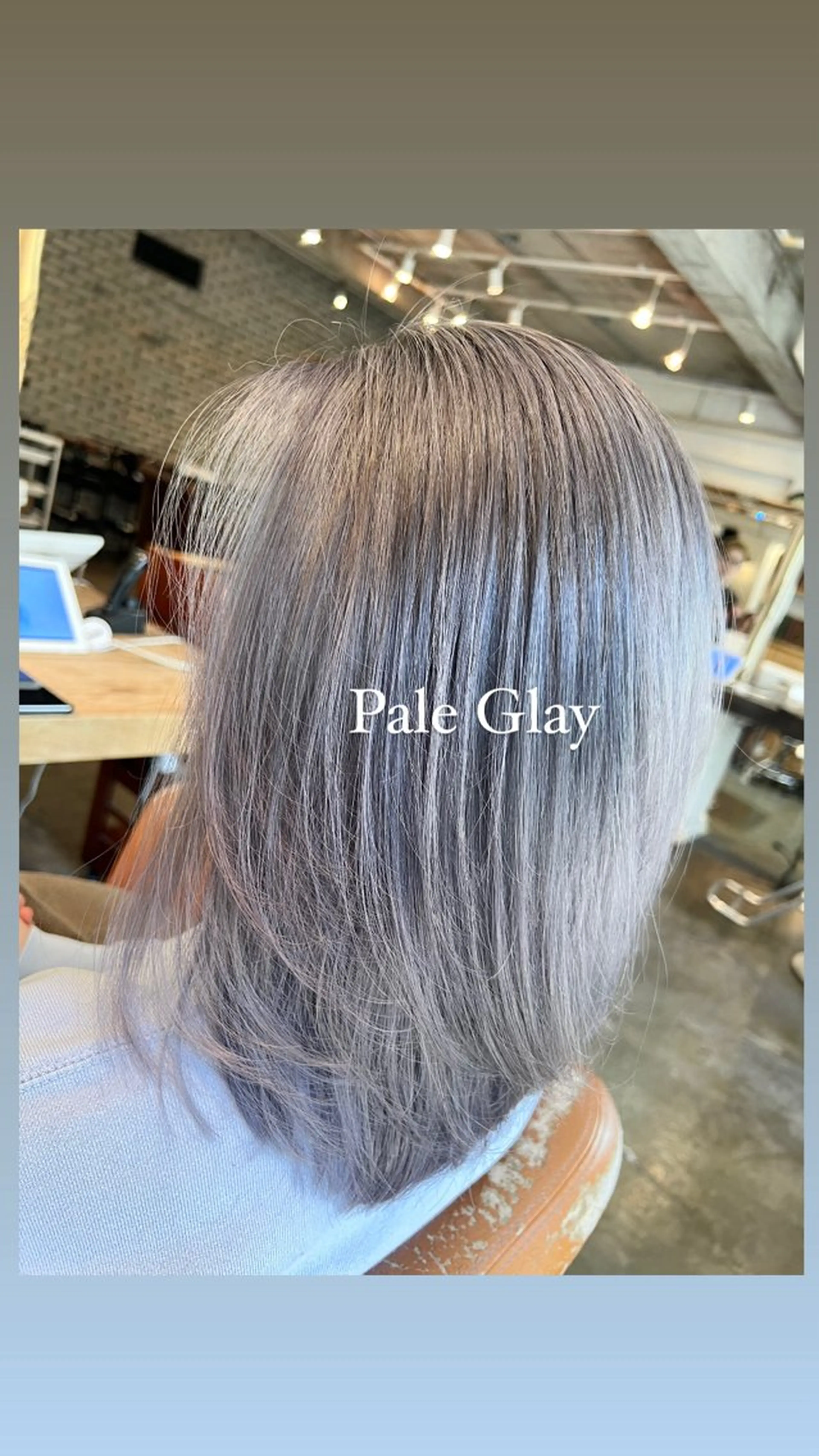 セミロング カラー ブリーチ シルバー カット ヘアカラー ハイライト/インナー /ブリーチ/レイヤーのヘアスタイル