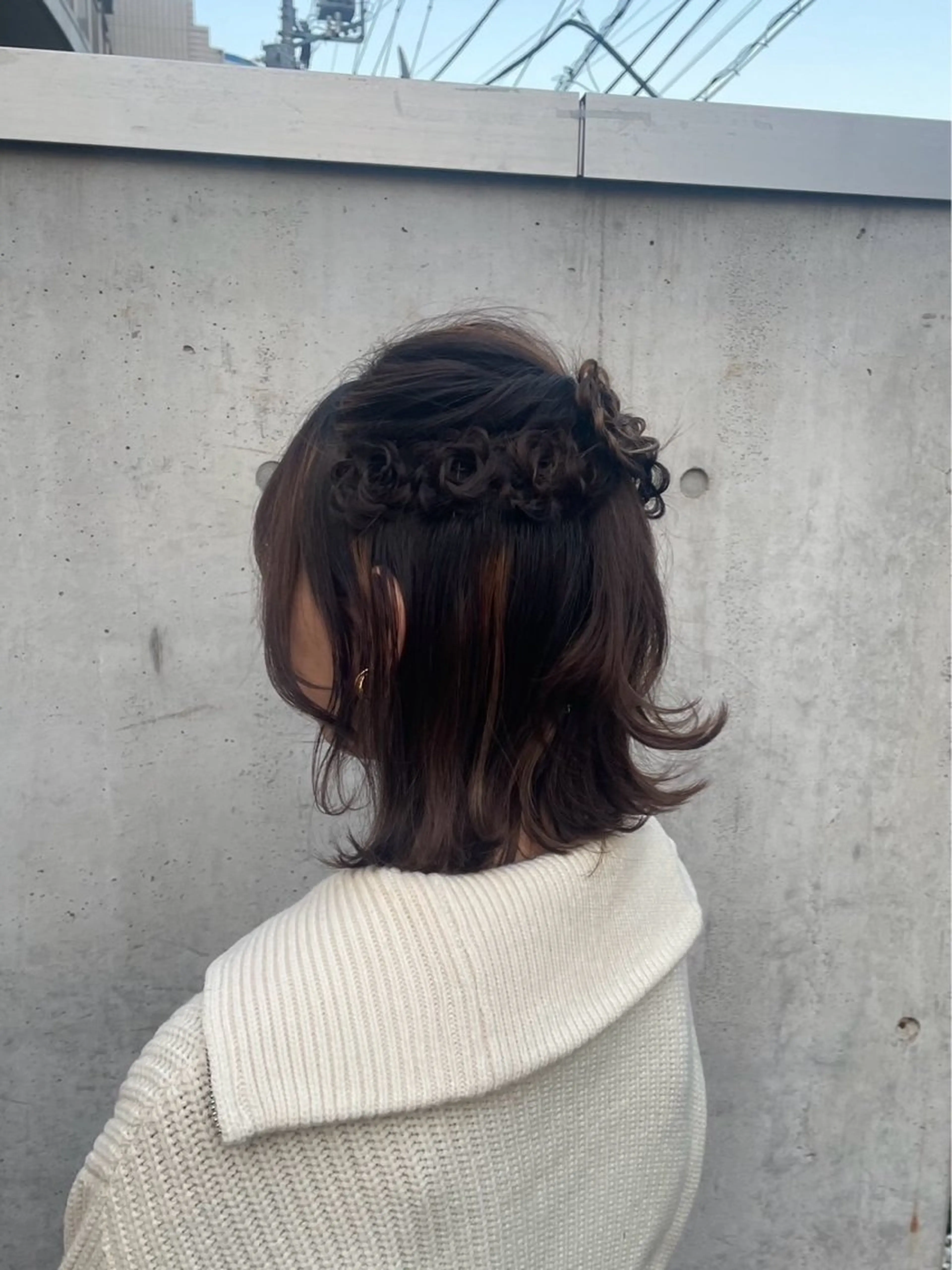 ヘアセットの写真