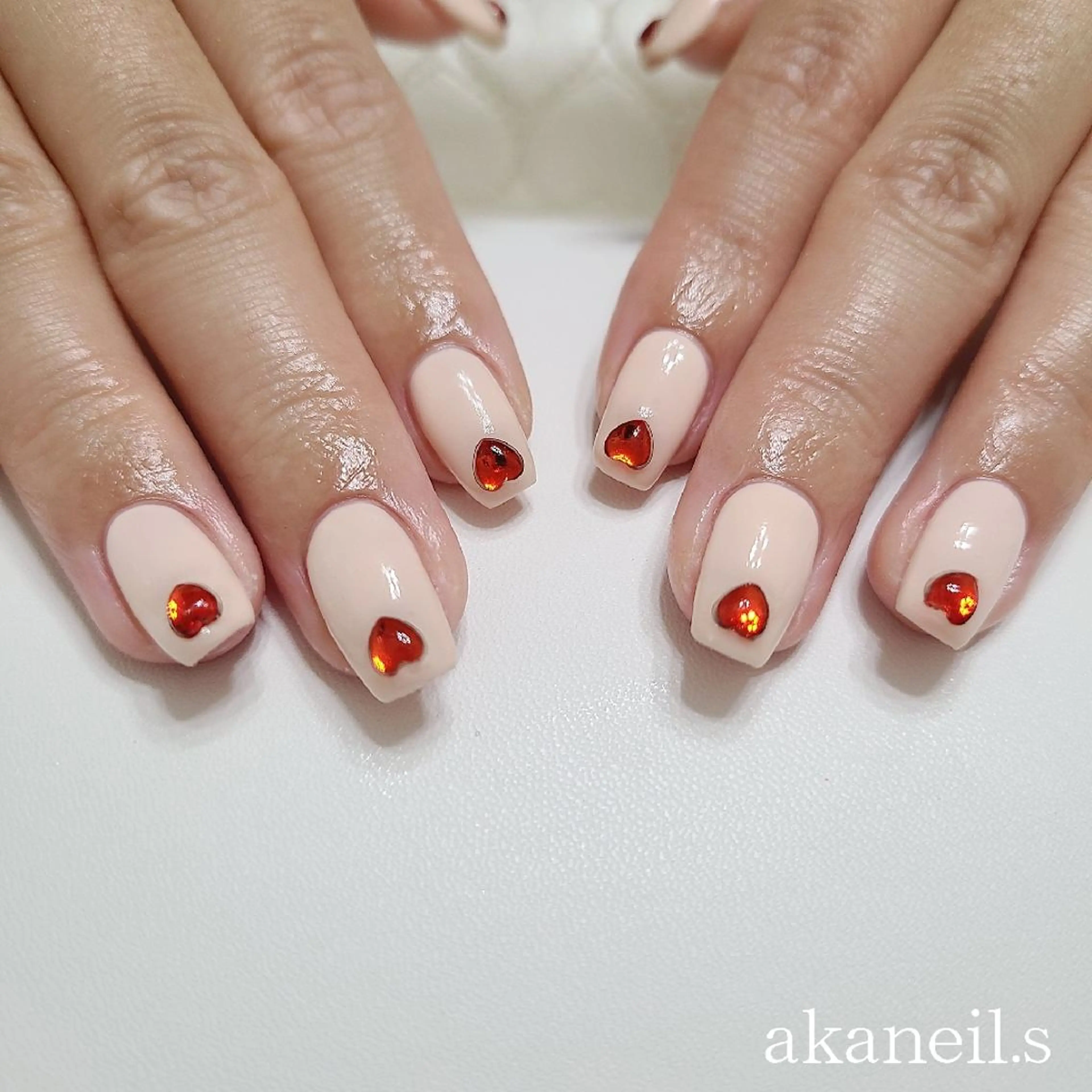 ネイル バレンタイン 【akaneils】 アカネのネイルデザイン