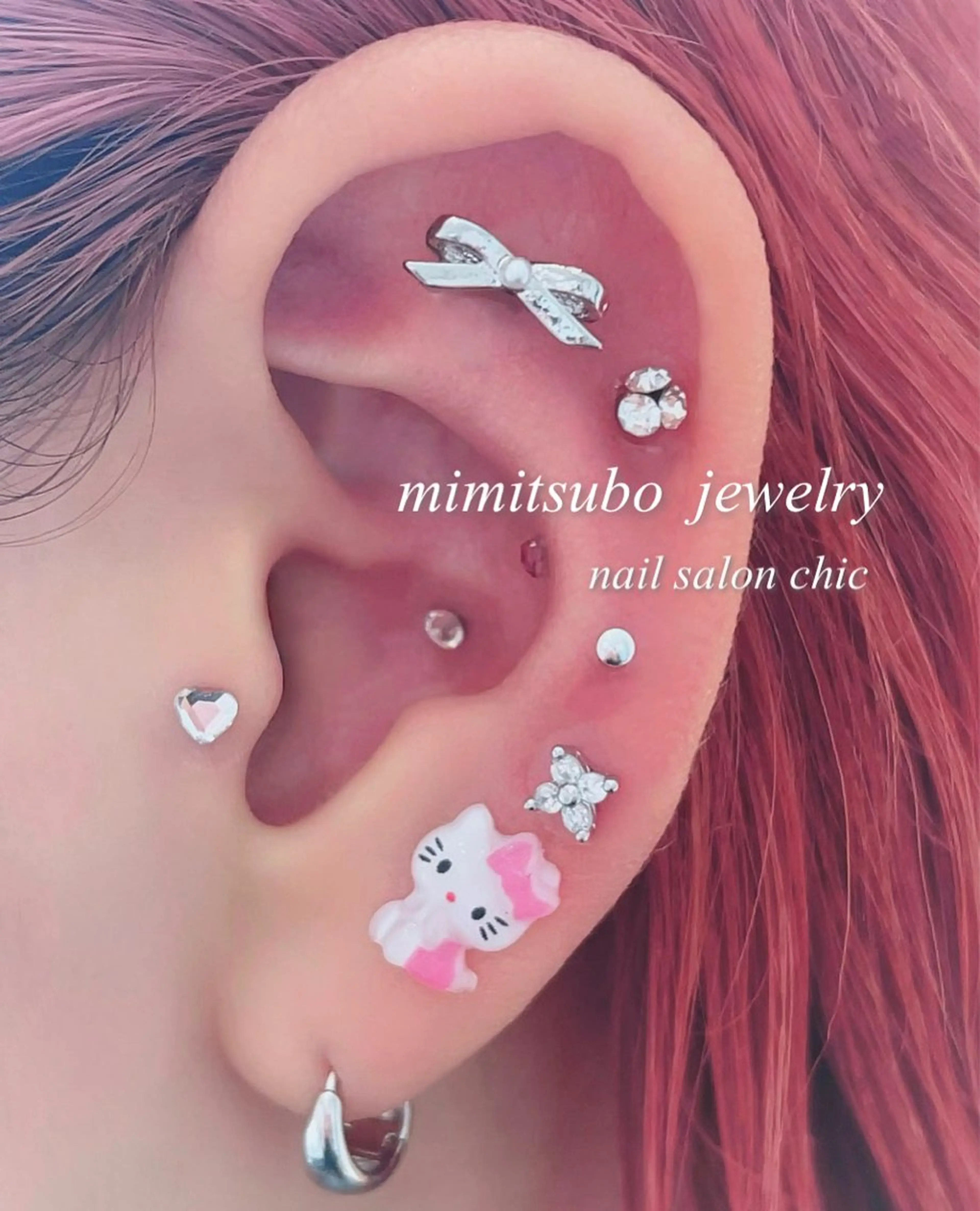 mimitsubo jewelry10粒（片耳5粒）の写真