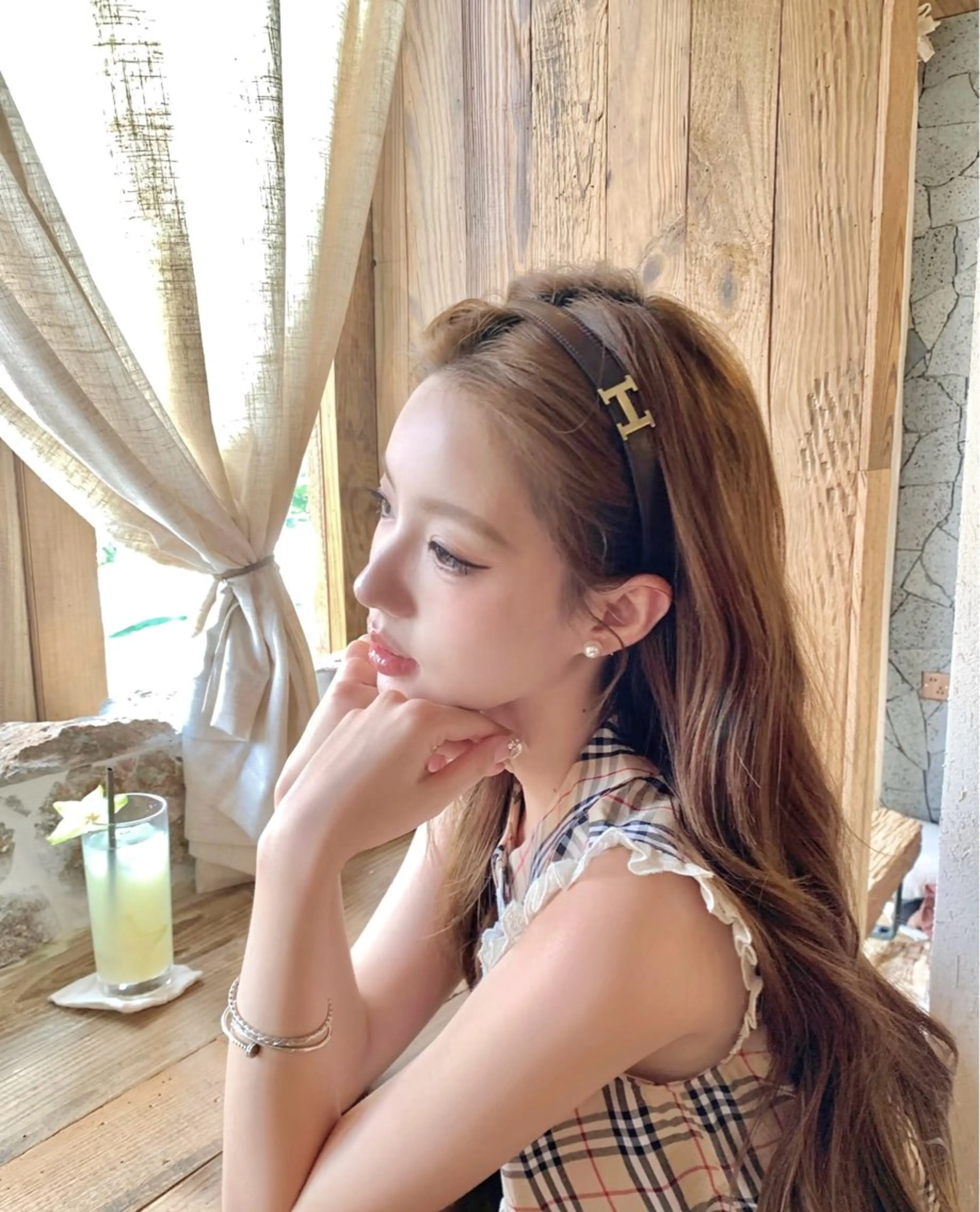 ロング カット ヘアカラー トリートメント IVE所属・ダブルカラー髪質改善 /原島のヘアスタイル