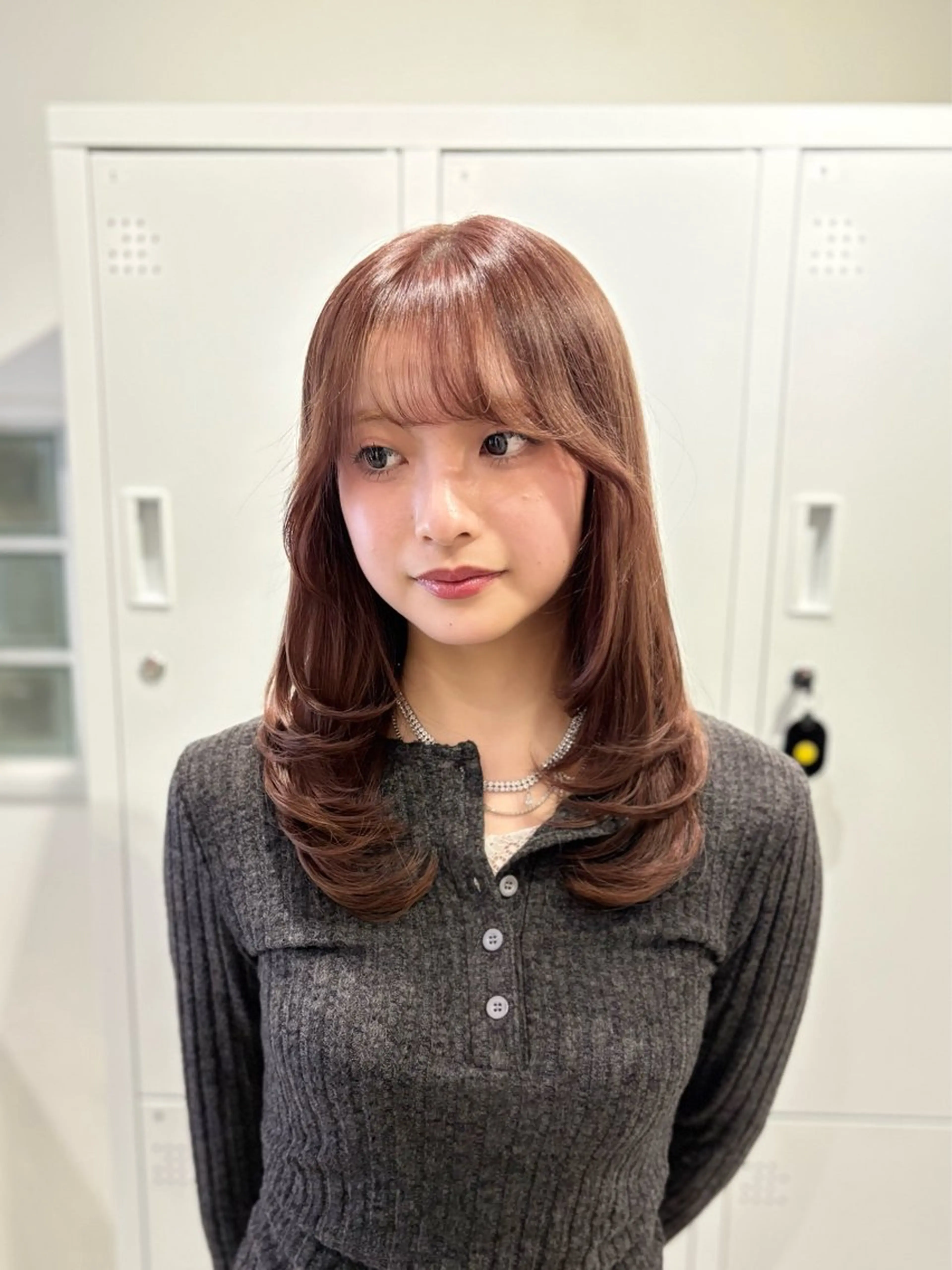 セミロング カラー カット ヘアカラー トリートメント GaKu/ハイトーン /ブリーチ/レイヤーのヘアスタイル