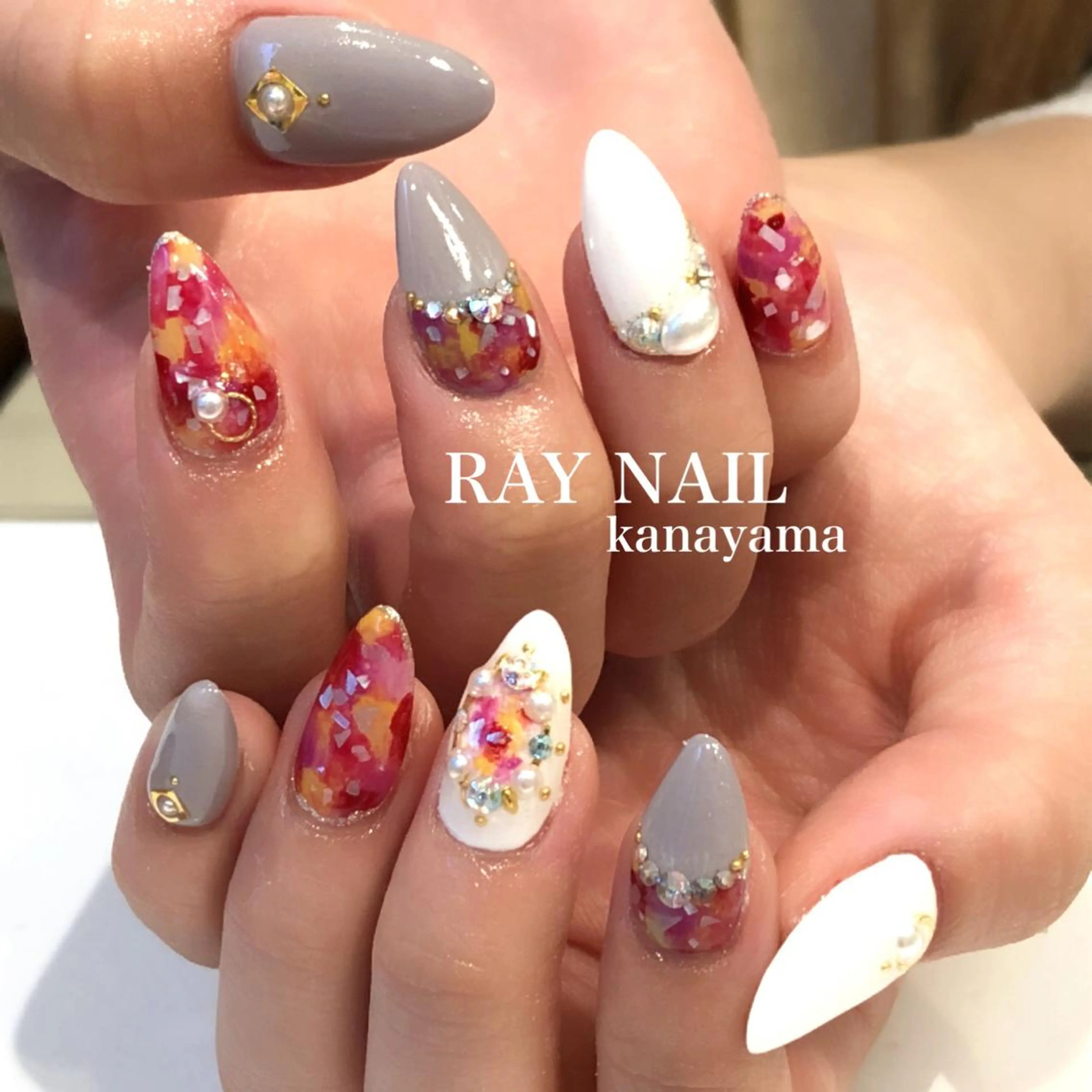 ネイル ニュアンスネイル Arowa 伊田のネイルデザイン