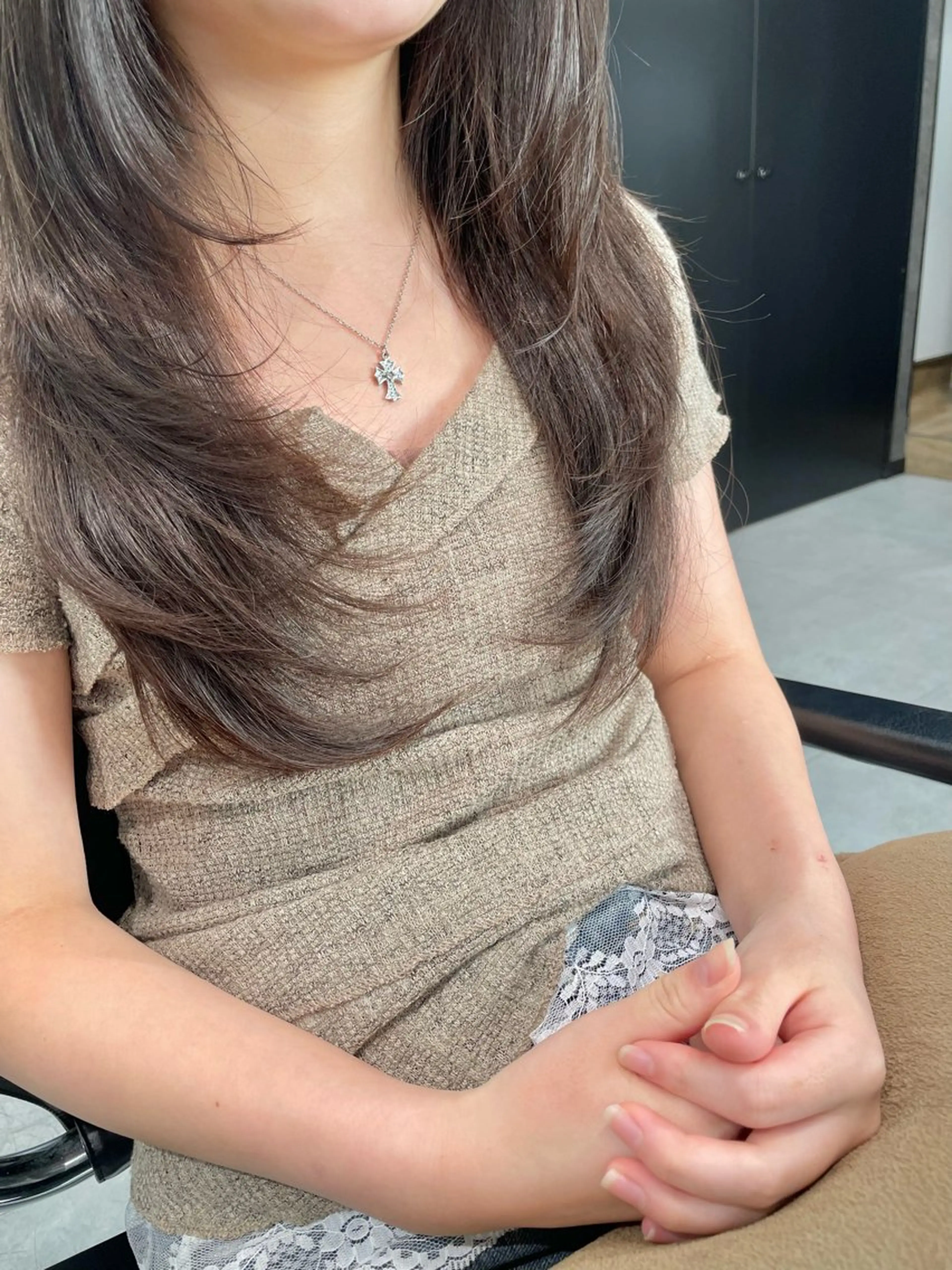 ロング レイヤーカット カット トリートメント ✨横須賀髪質改善✨️ 加藤 百音のヘアスタイル