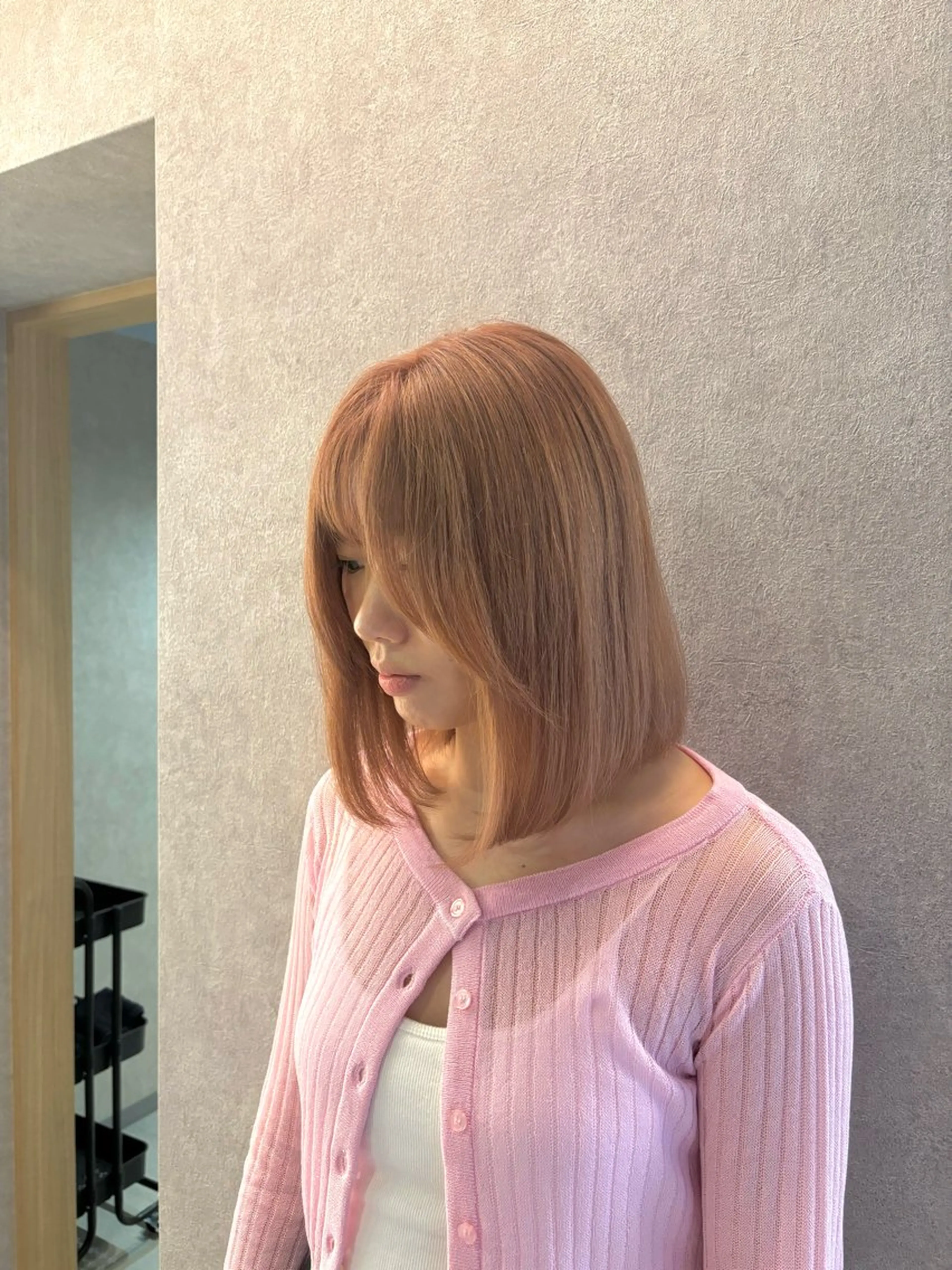 ミディアム ヘアカラー トリートメント little 小濱彰太のヘアスタイル