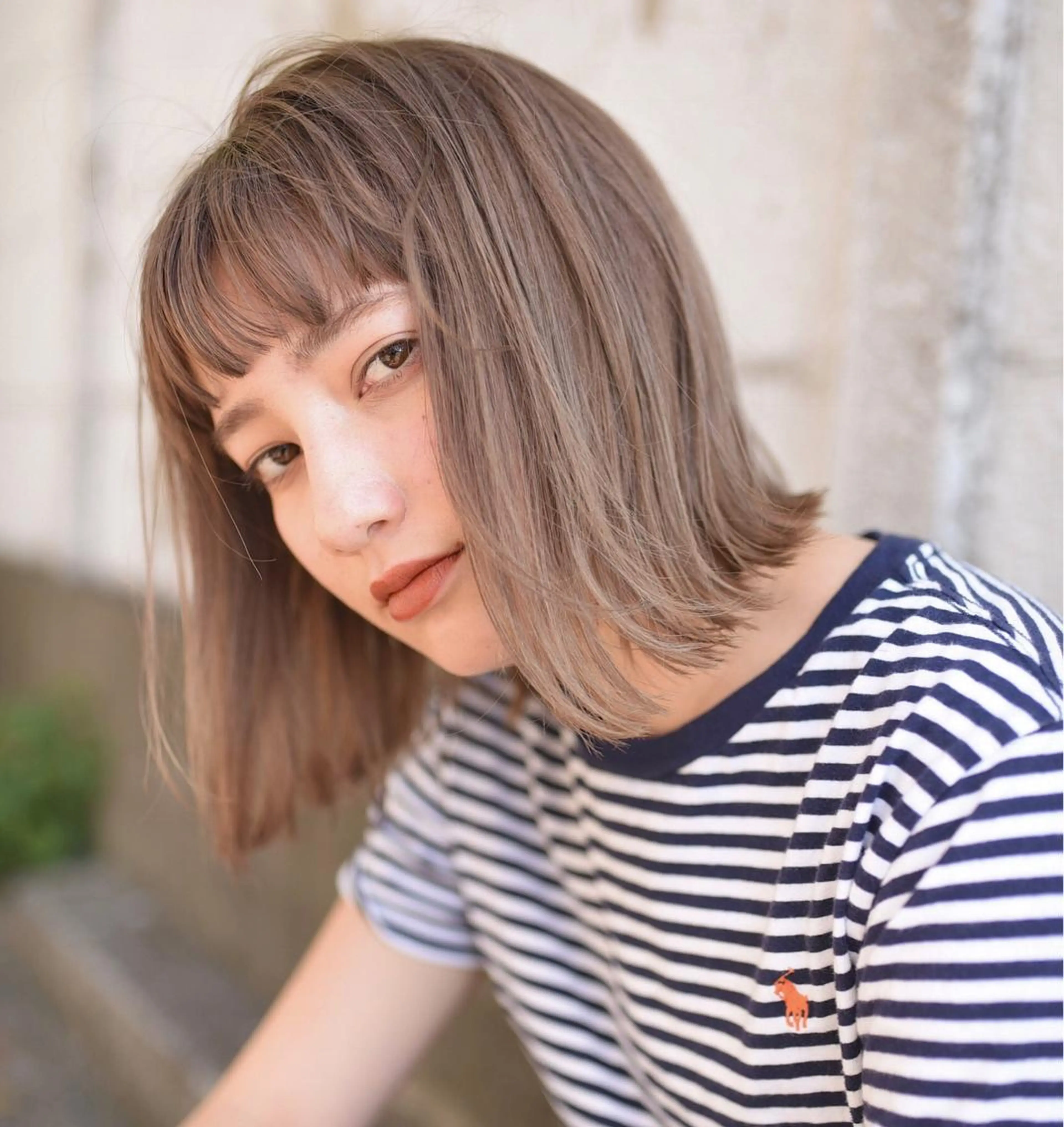 ミニモ限定🧡ケアブリーチ+オンカラー+カット+質感トリートメント🧡※カラー剤高彩度アディクシー・イルミナ有りの写真