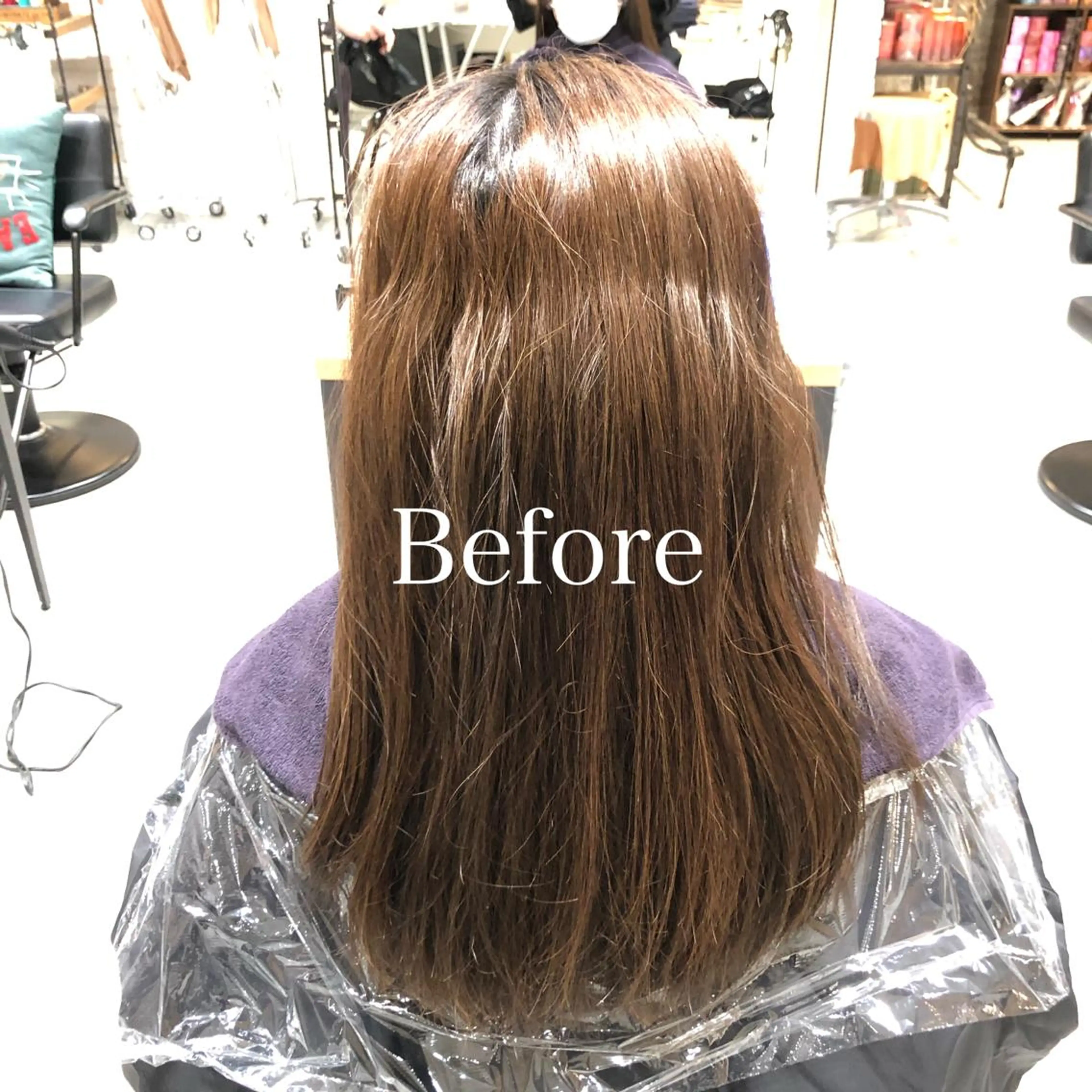 セミロング カラー ブラウンカラー レディースヘア💫 加藤たいが🐯のヘアスタイル