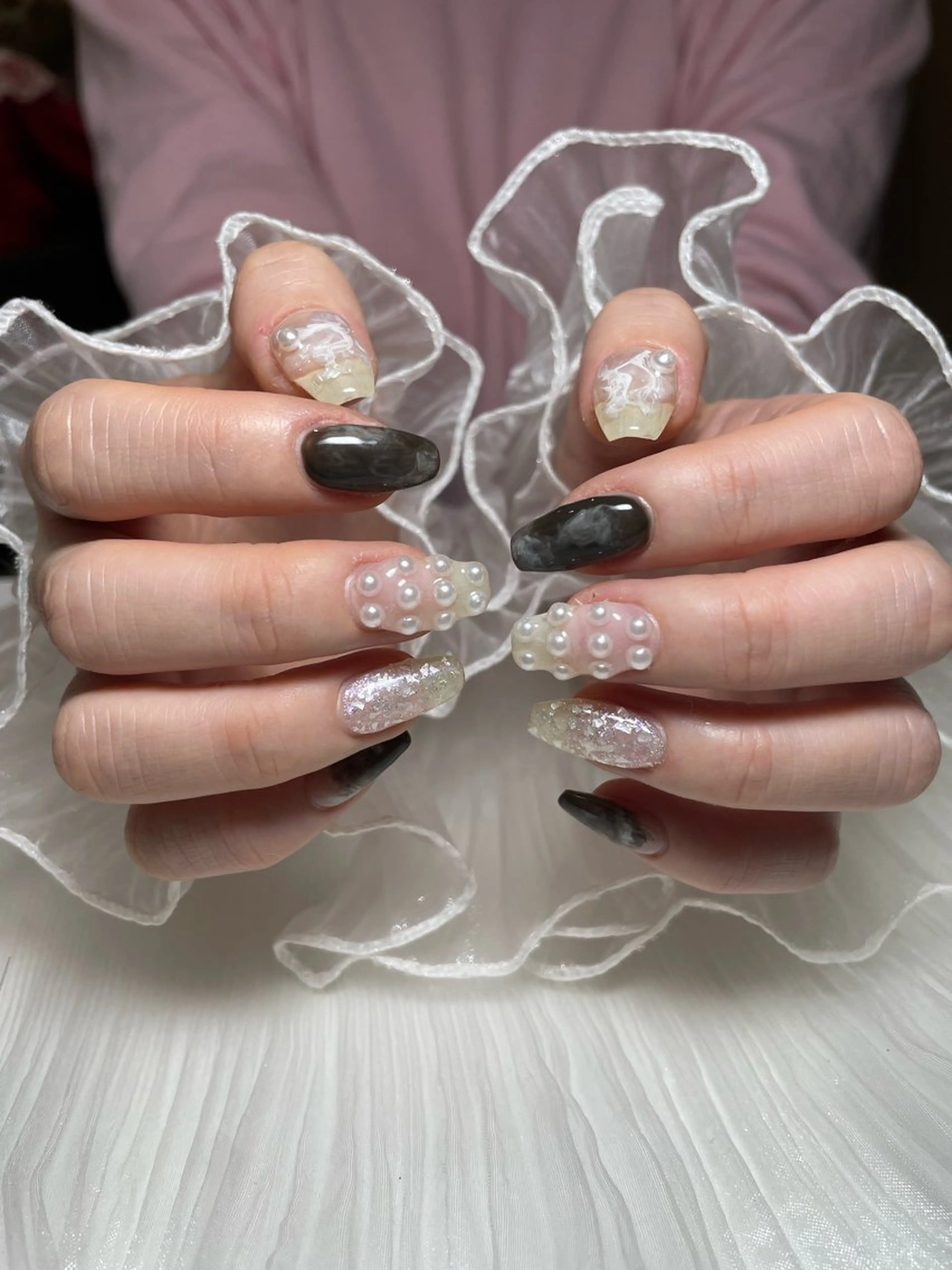 ネイル ‪るか/‪透明感 カラー/アレンジのヘアスタイル