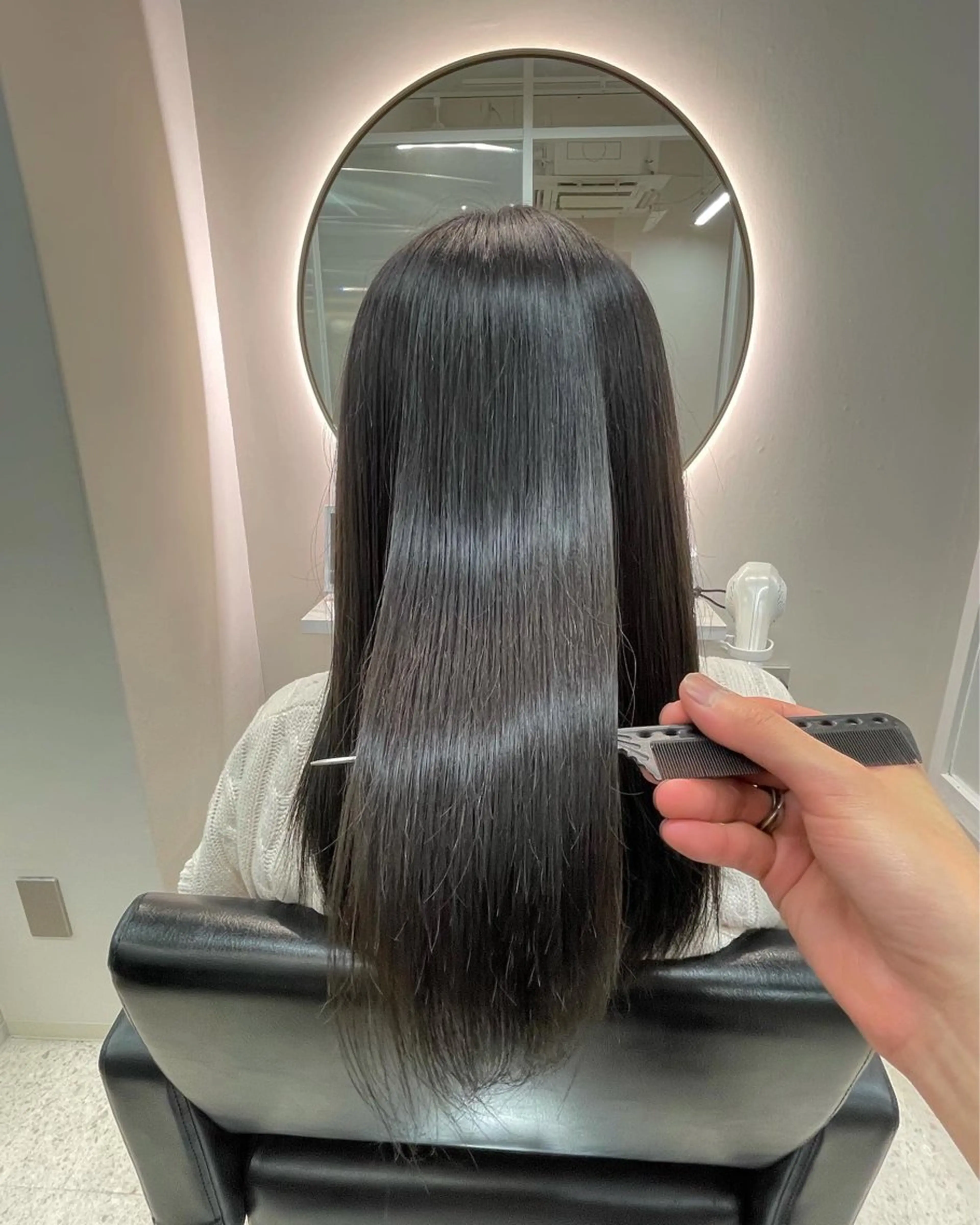 セミロング 髪質改善🇰🇷 アサイユウスケのヘアスタイル