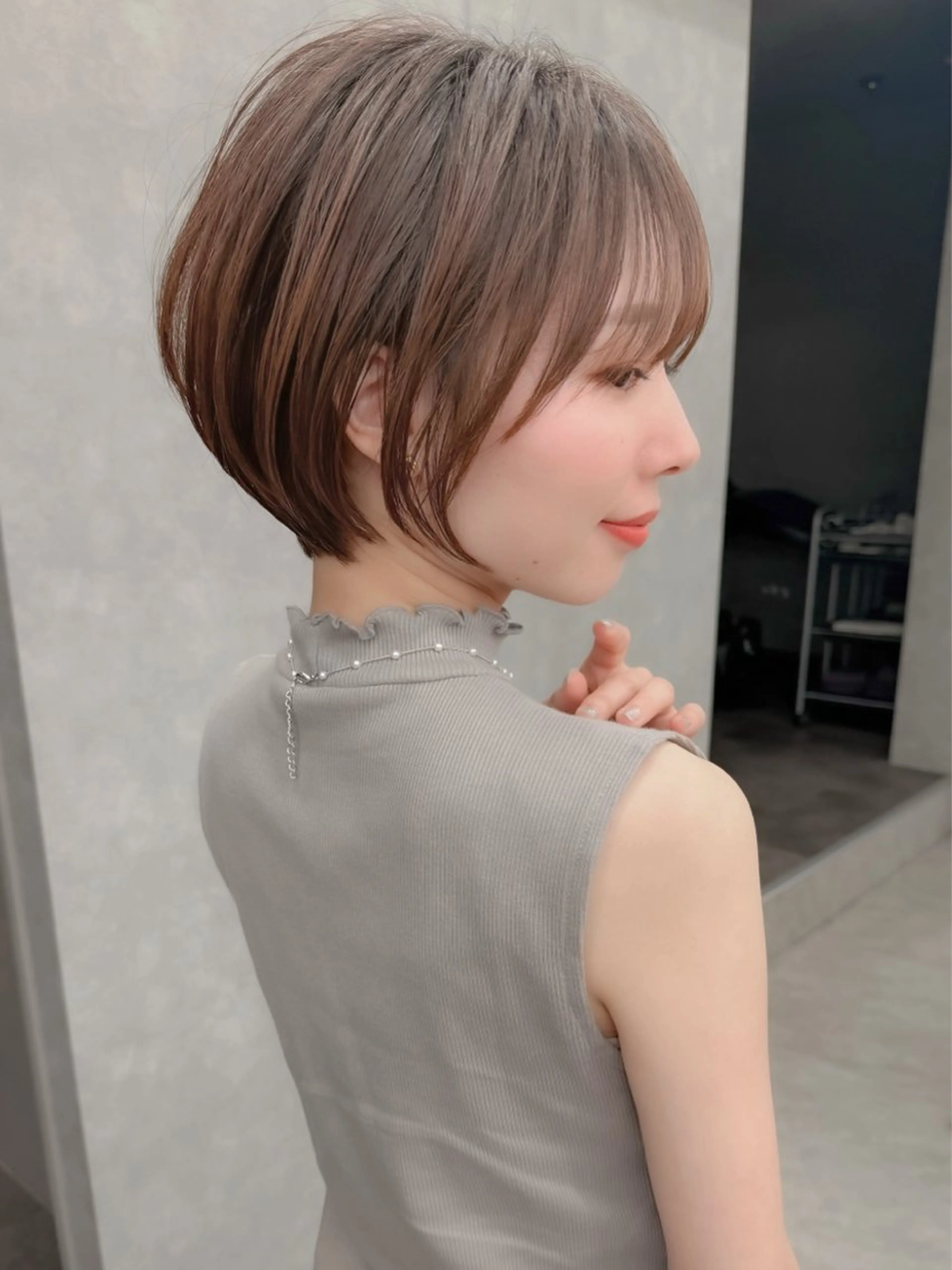 【👑平日限定👑ショート&ボブカットが得意】似合わせ小顔美人カット（ボブ、ロング、レイヤーも可能）＋3ステップTr❣️の写真