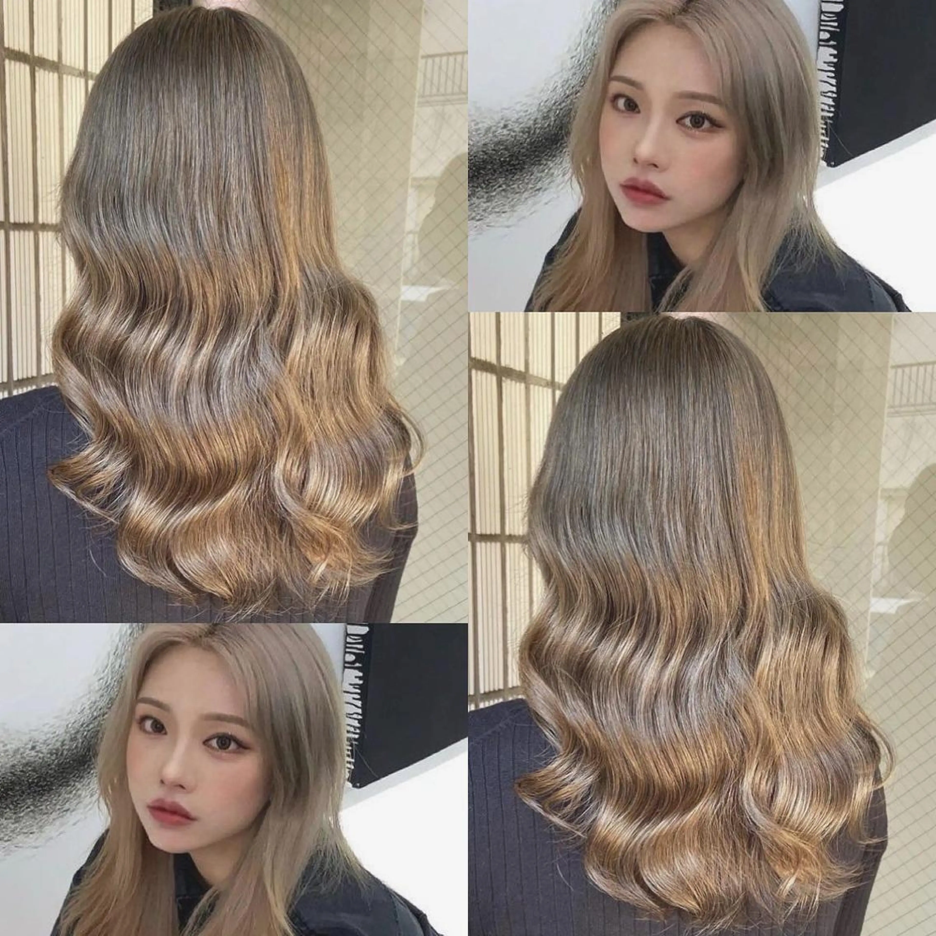 ロング 韓国風カラー 韓国風ヘア まつパ/ケア ブリーチ/sEnAのヘアスタイル