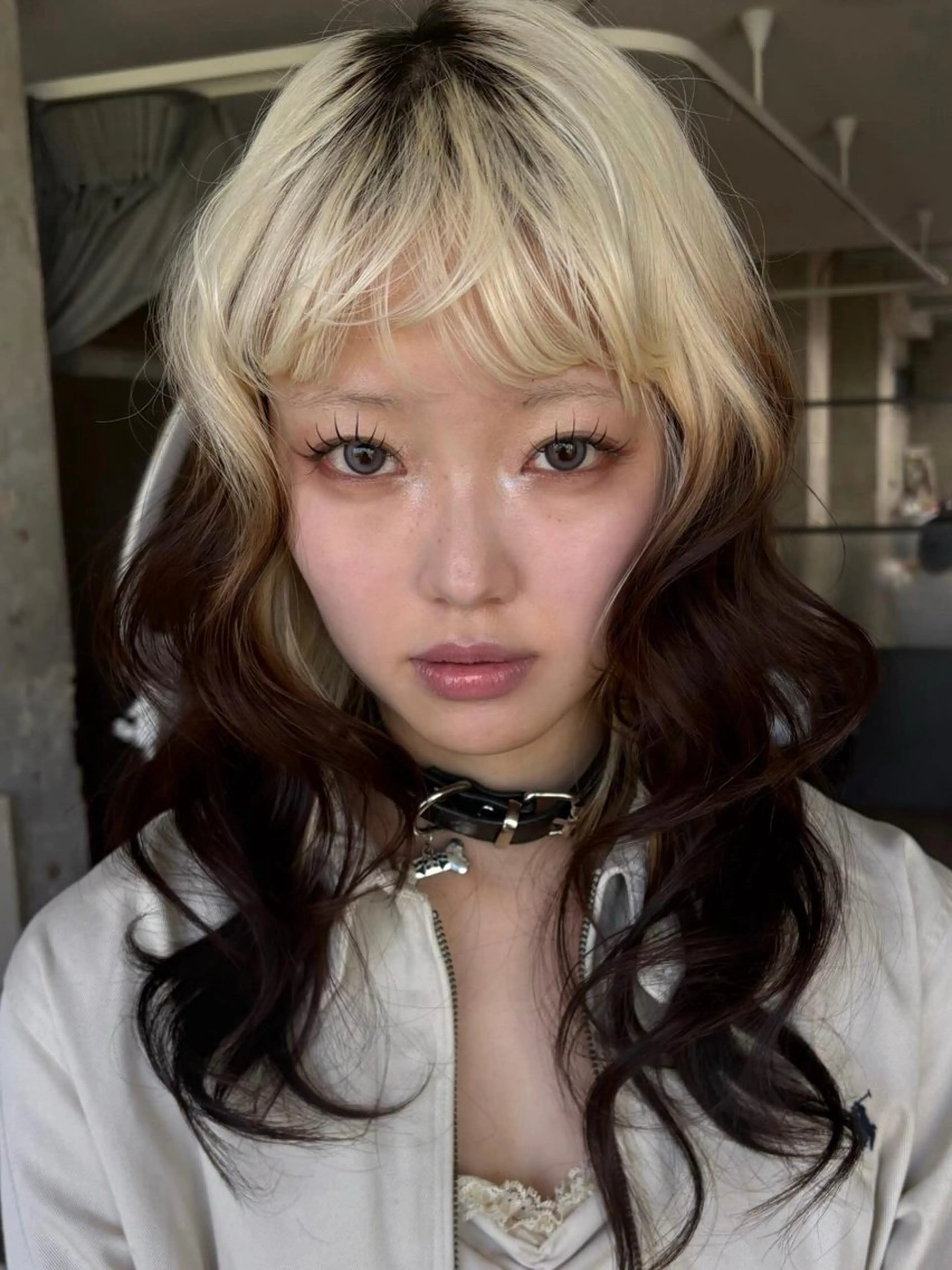 ミディアム カラー ヘアカラー Cocona 🦤 /ブリーチ/艶カラーのヘアスタイル