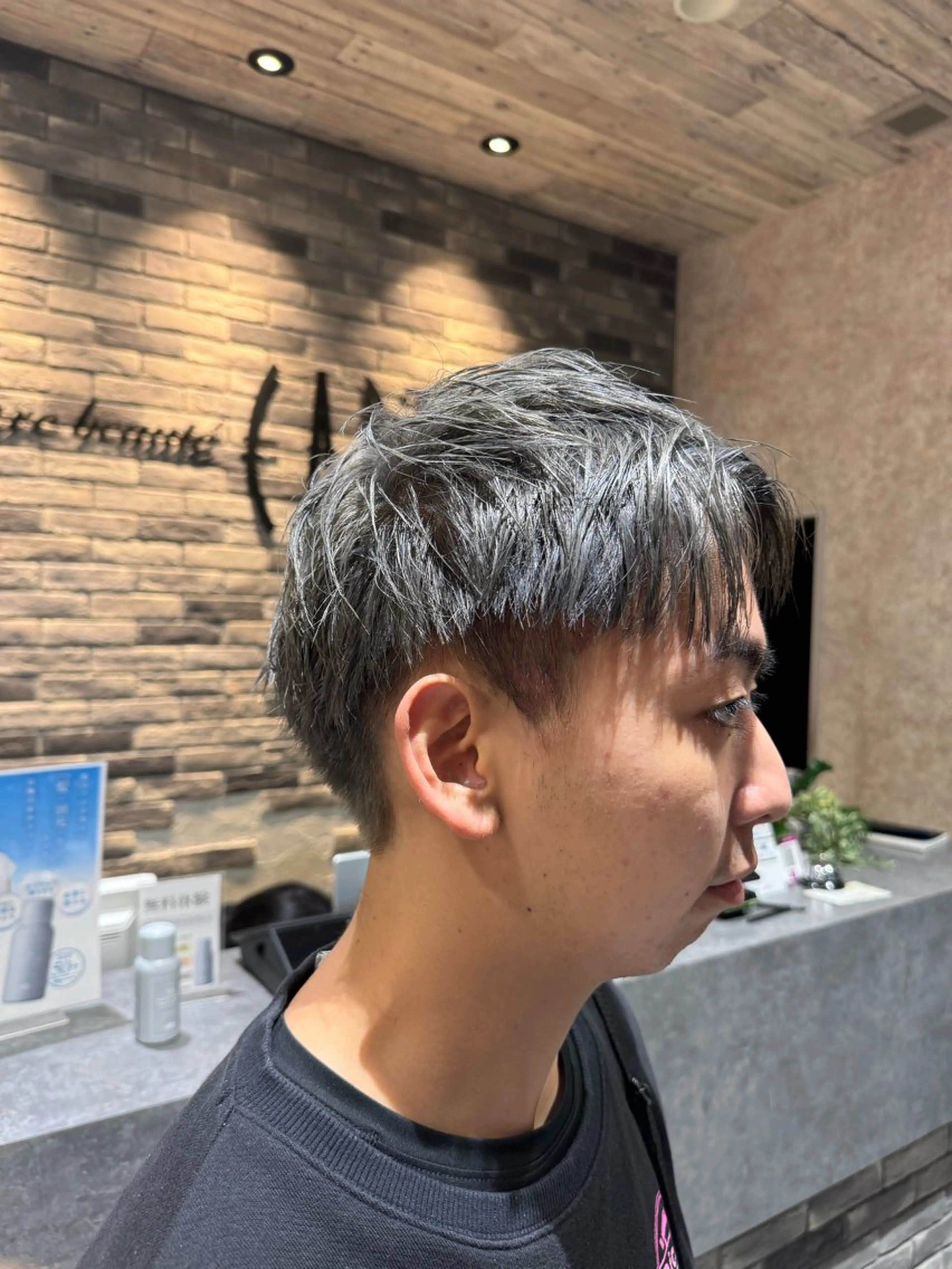 メンズ ヘアカラー 村松　和磨/ケアブ リーチ/メンズパーマのヘアスタイル