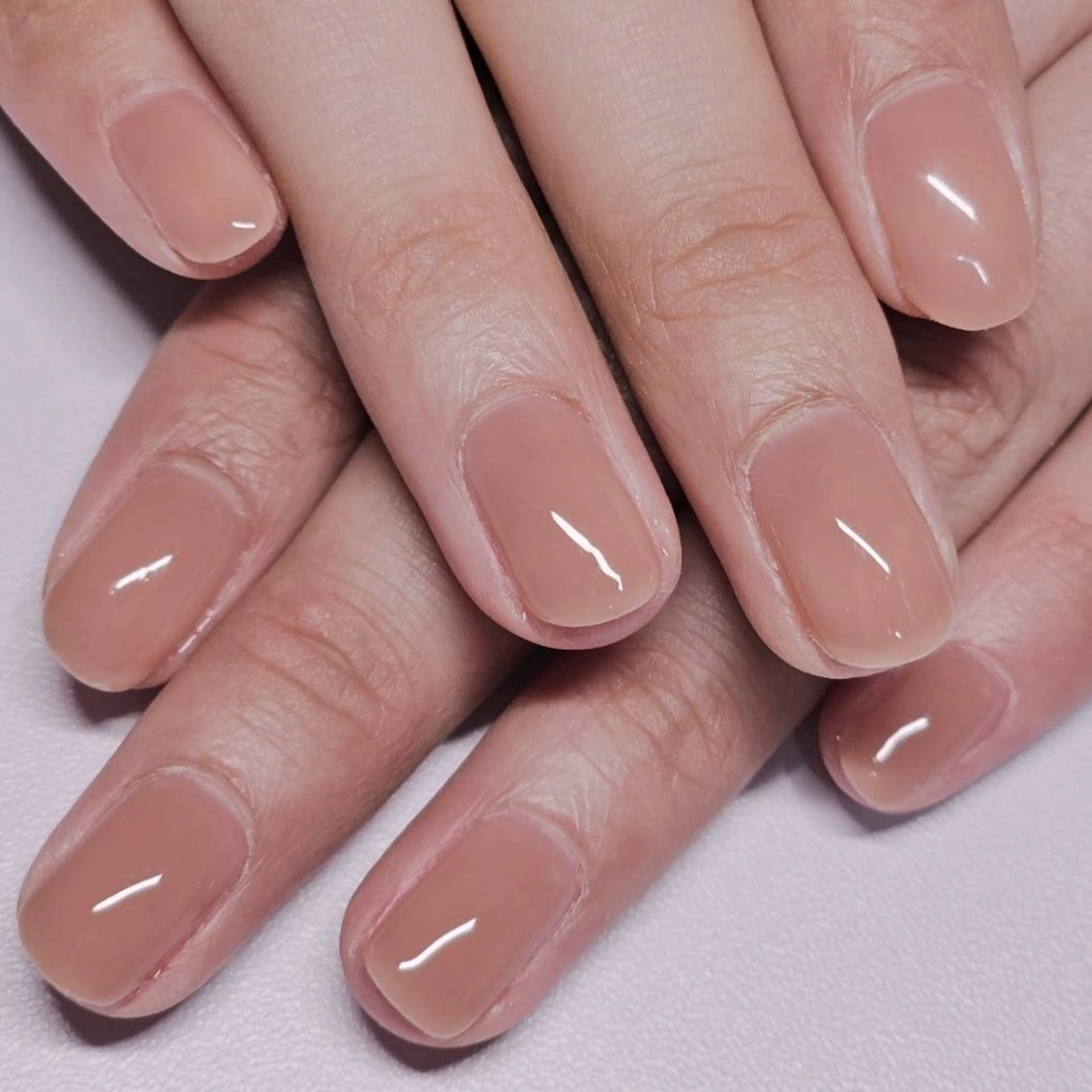 ネイル オフィスネイル ワンカラーネイル ハンドネイル よしだ ひろきのネイルデザイン