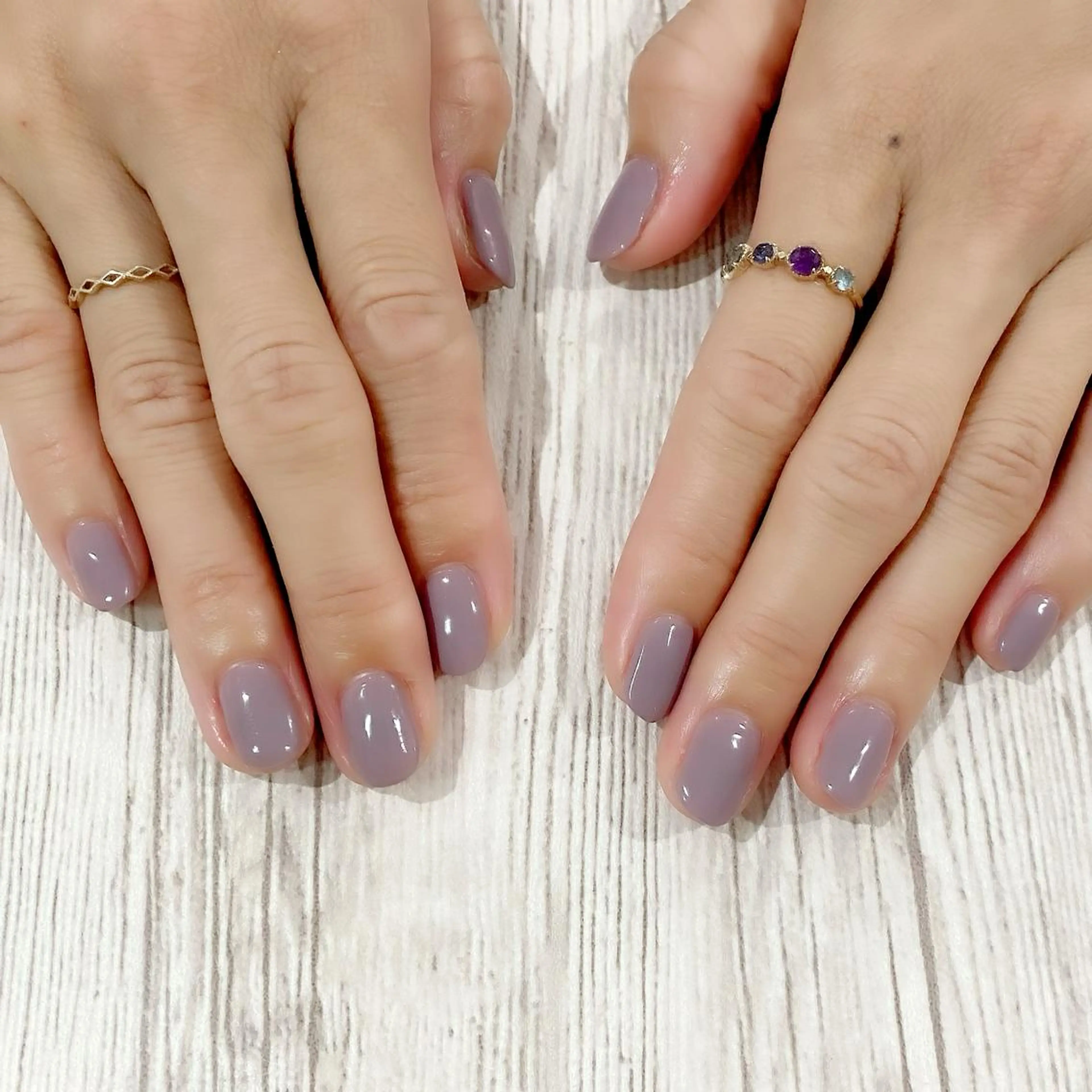 ショート カラー パーマ ヘアアレンジ メンズ キッズ ネイル マツエク・マツパ ナチュラル オフィスネイル ワンカラーネイル シンプルネイル 冬ネイル Salon Ｋのネイルデザイン