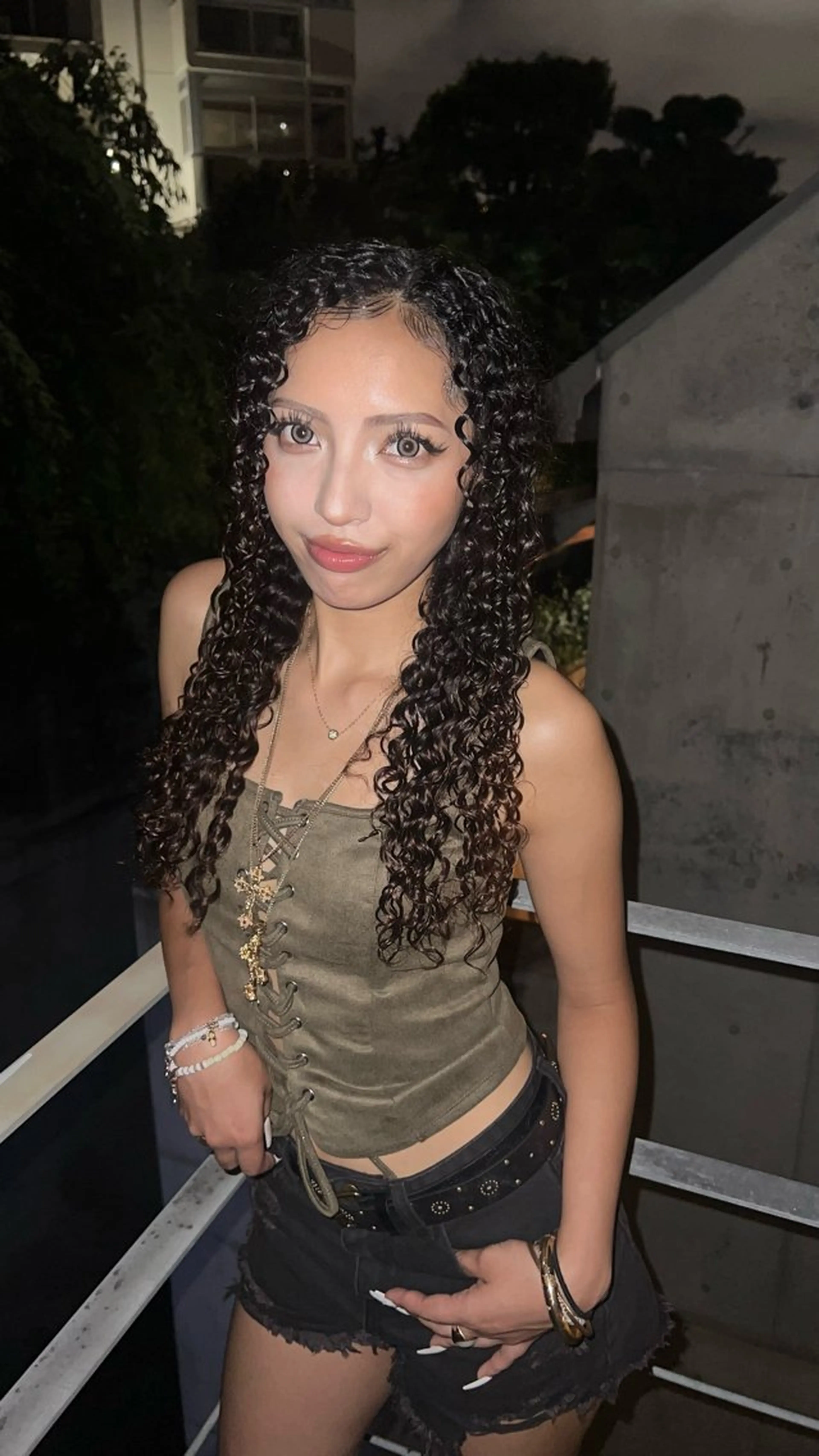 カーリーパーマ🌀💙の写真