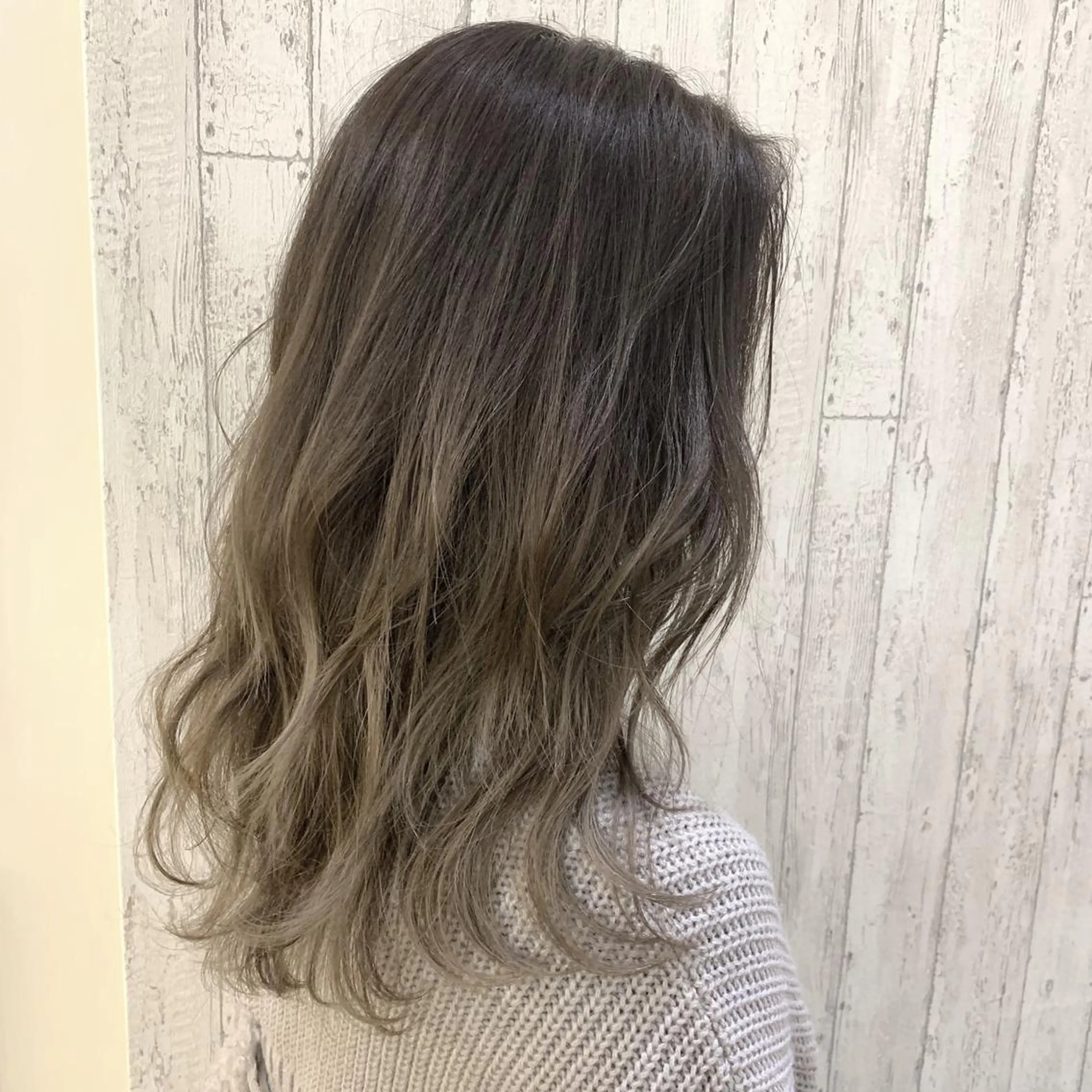 ロング ヘアカラー トリートメント 本町/新町/心斎橋 透明感カラーSANCのヘアスタイル